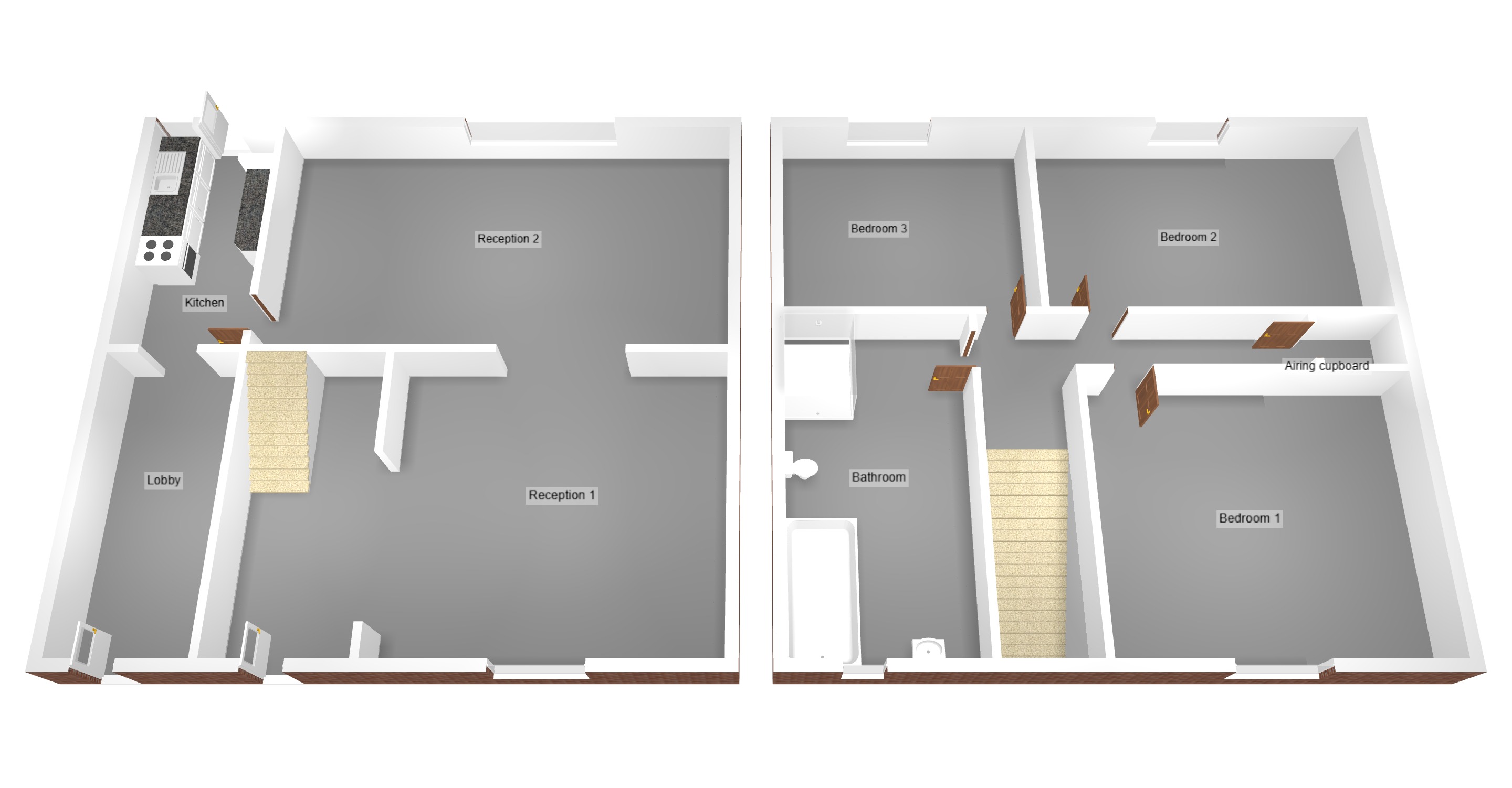 Floorplan for Long Vue Road, Port Talbot