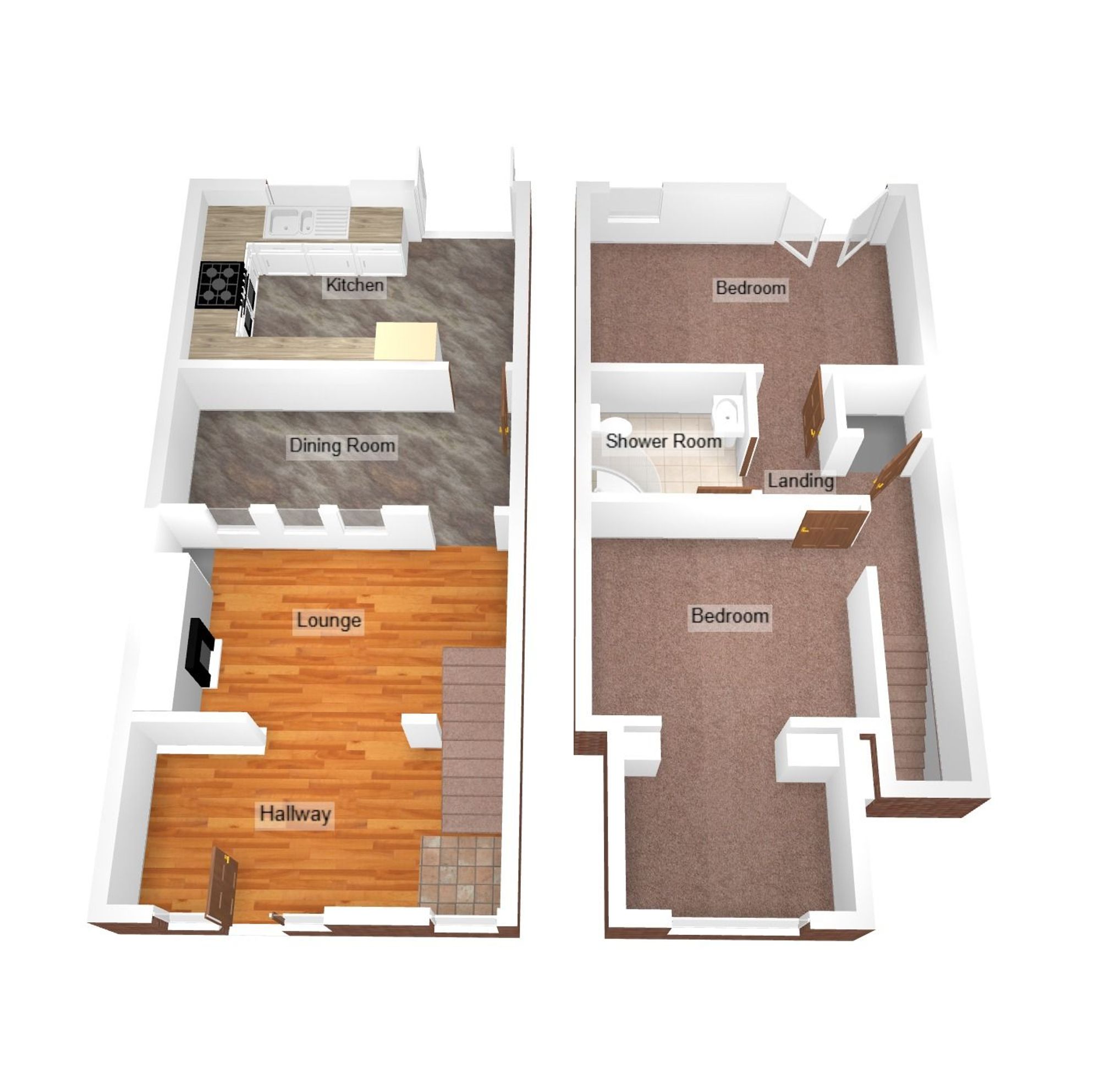 Floorplan for Pen-Yr-Heol, Pen-Y-Fai, CF31