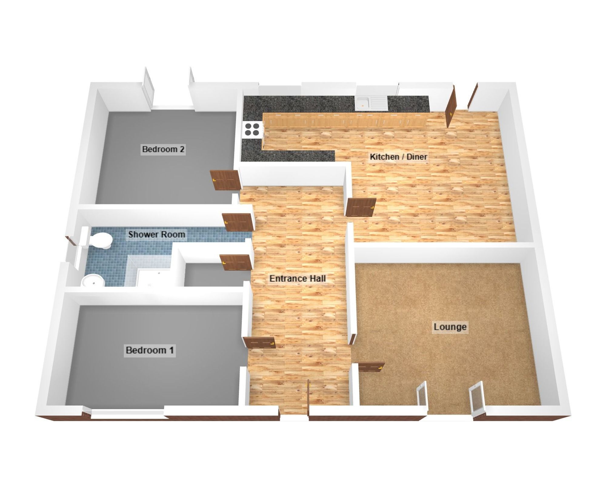 Floorplan for Caer Gymrig, Maesteg, CF34