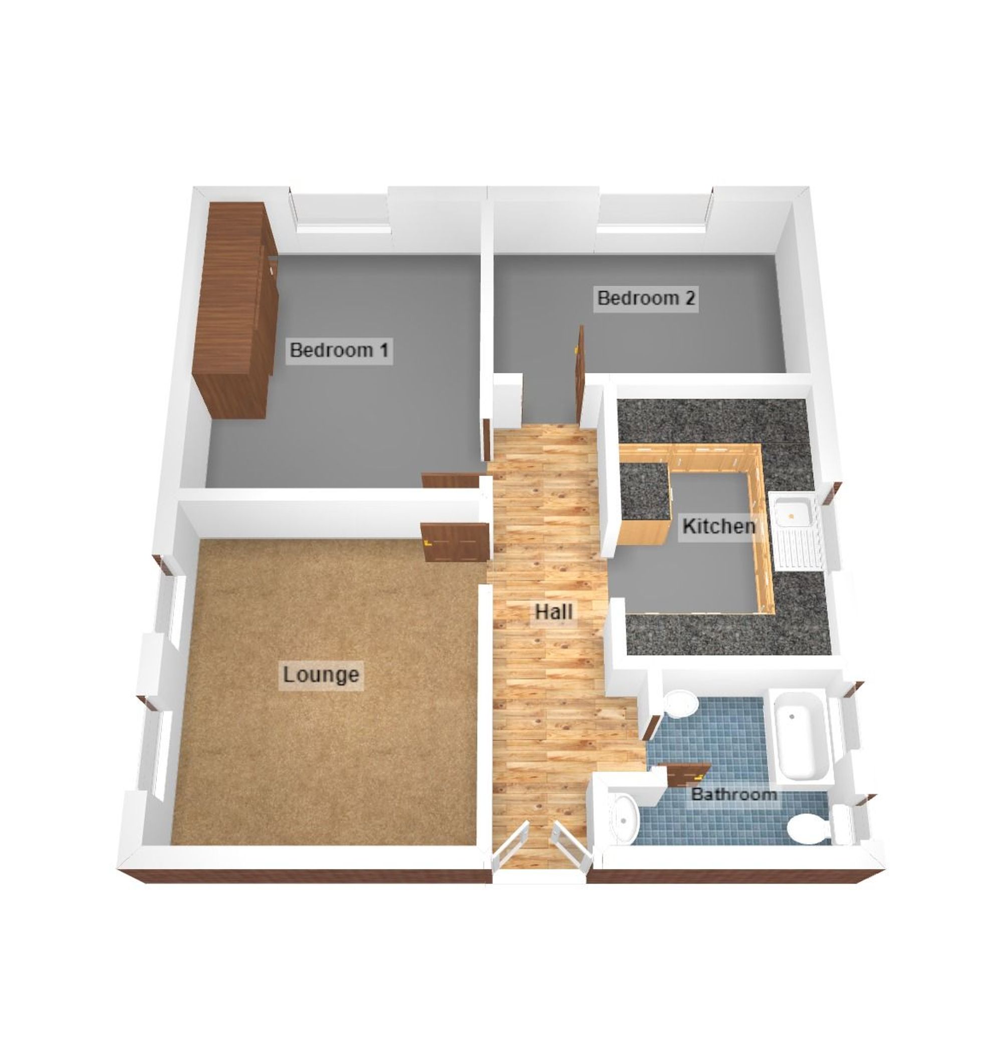 Floorplan for Elm Crescent, Bridgend, CF31