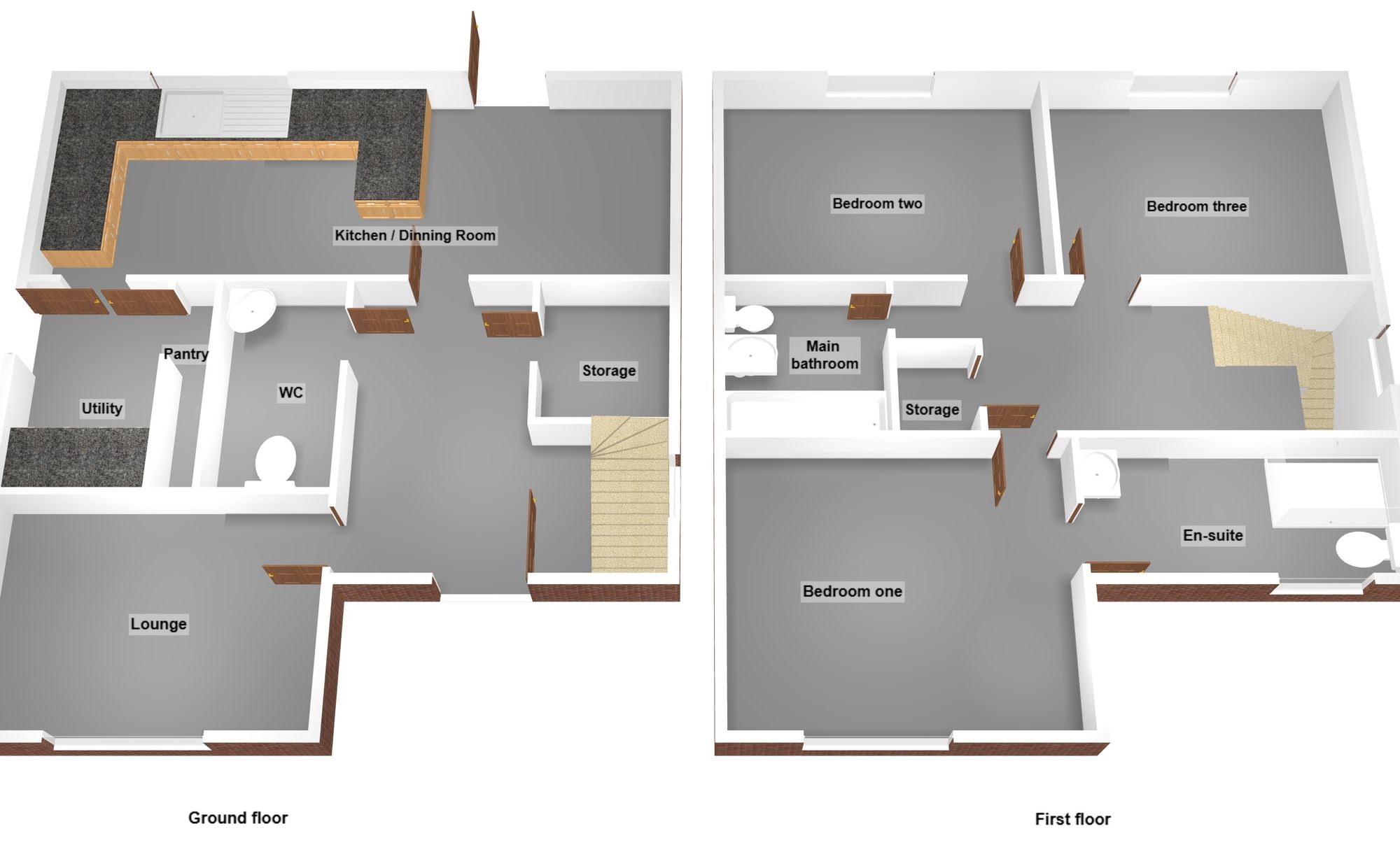 Floorplan for Llys Ceirios, Coity, CF35