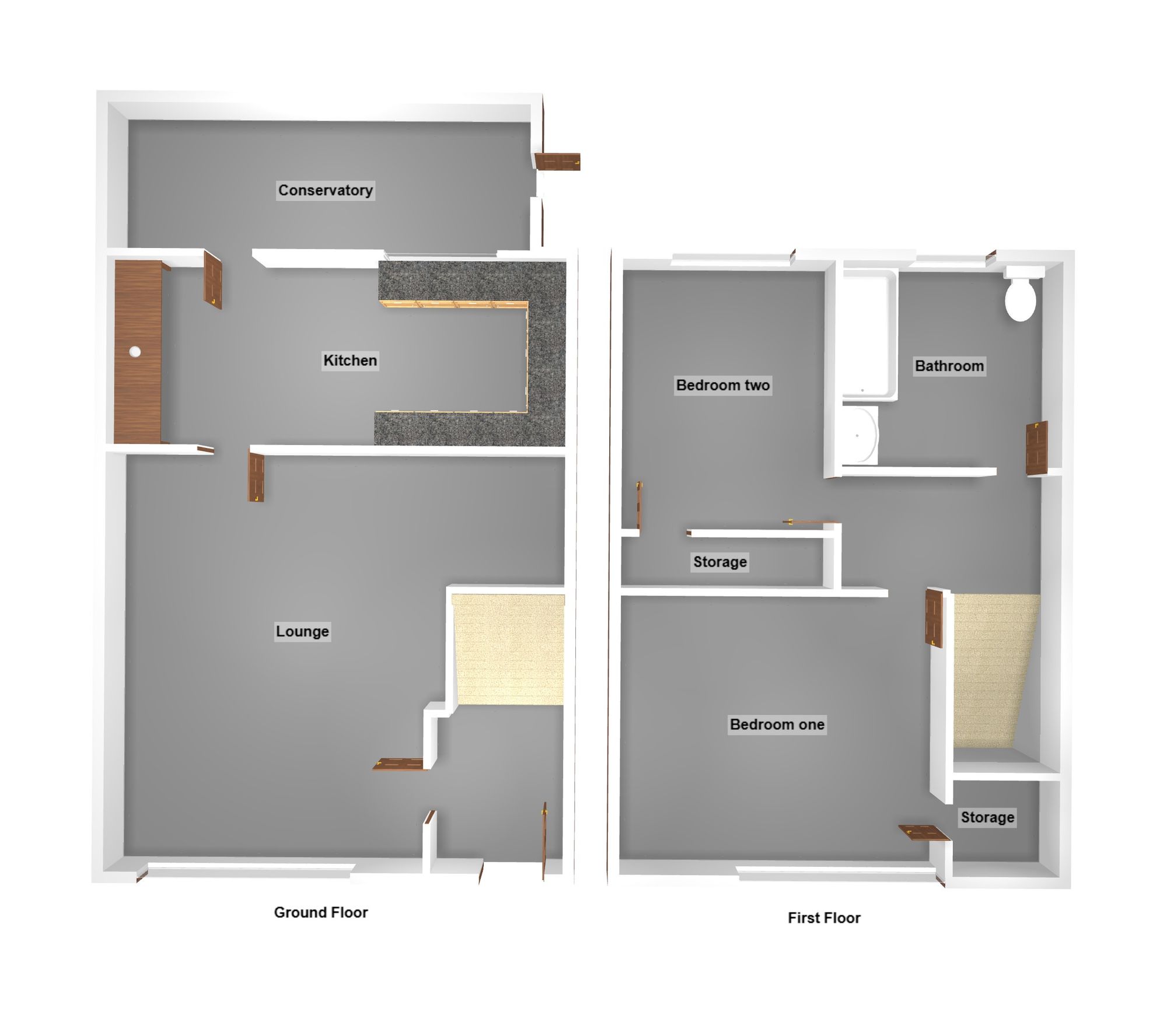 Floorplan for Davis Avenue, Bryncethin, CF32
