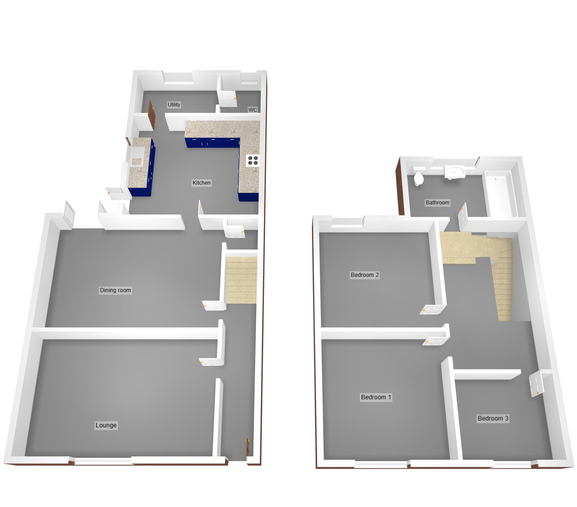 Floorplan for Heol Eglwys, Pen-Y-Fai, CF31
