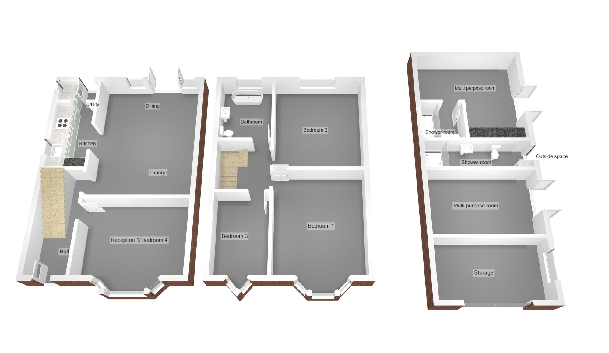 Floorplan for Priory Road, Bridgend, CF31
