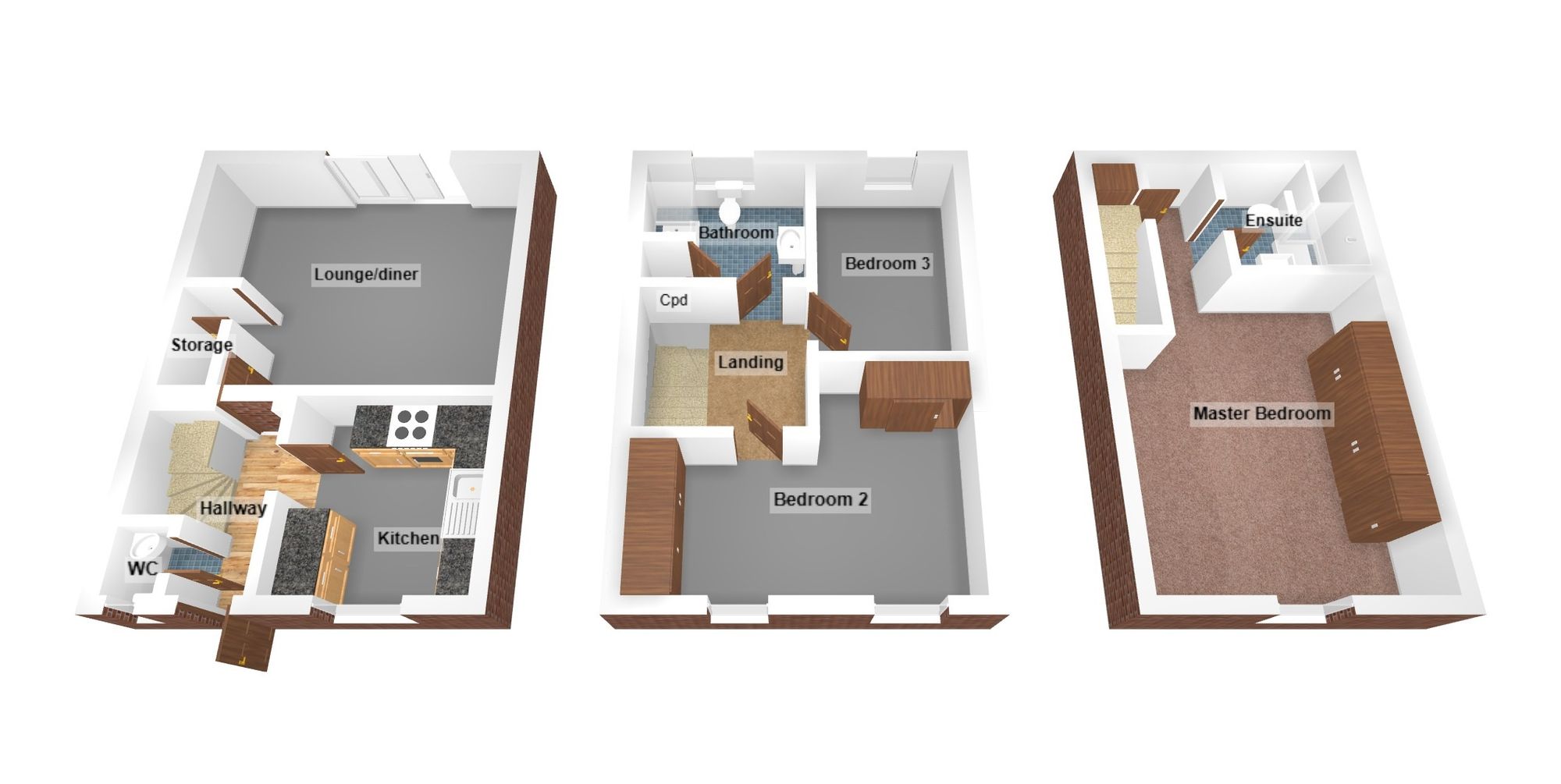 Floorplan for Longacres, Bridgend, CF31