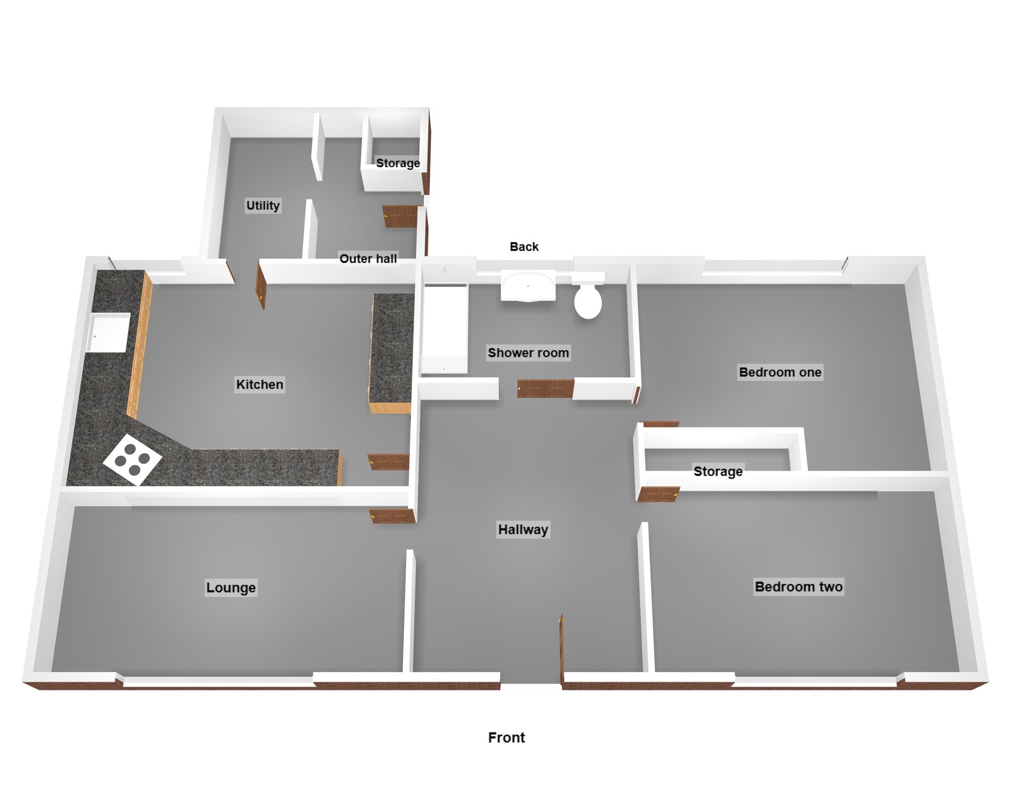Floorplan for Cae Glas, Pencoed, CF35