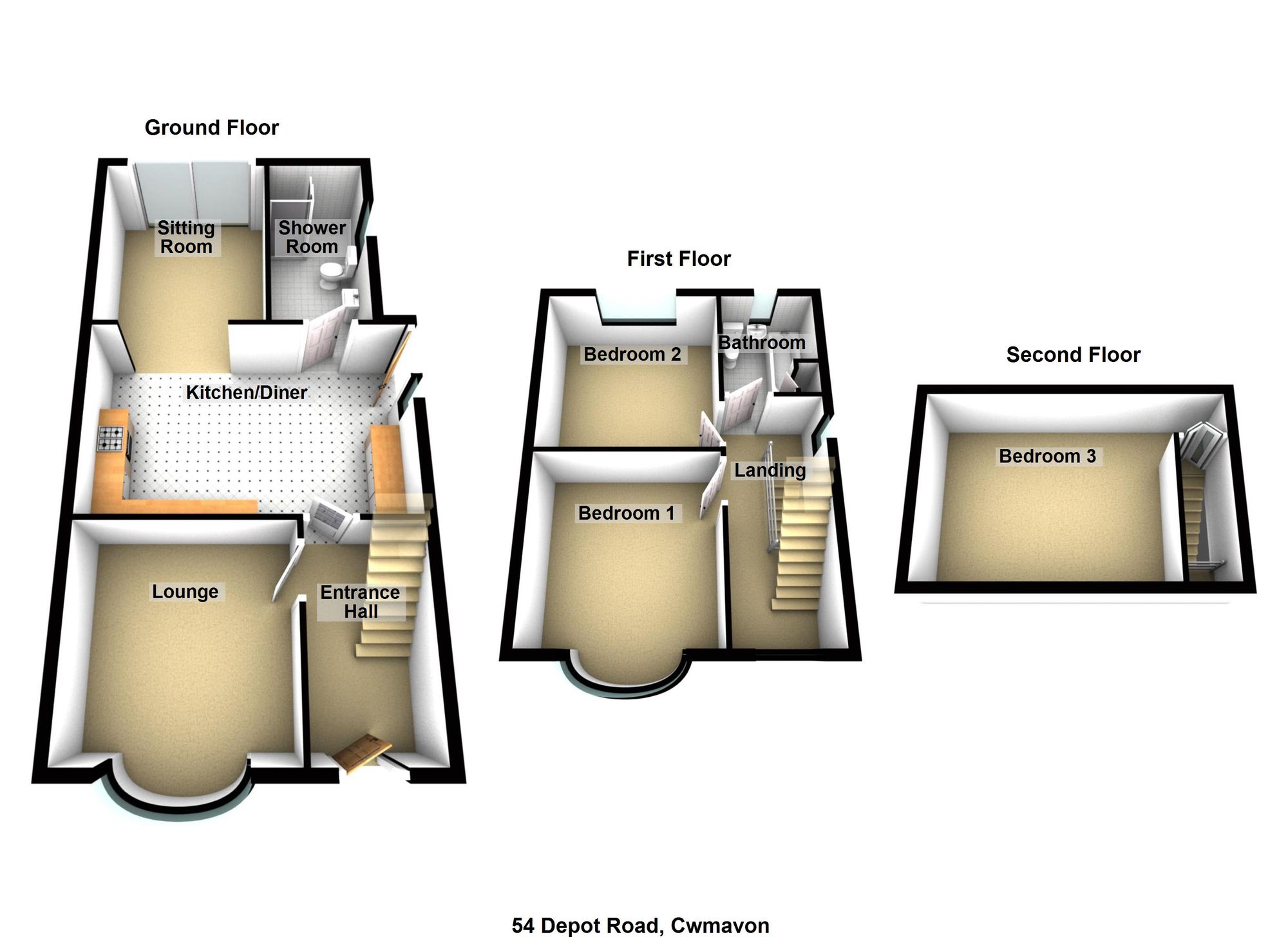 Floorplan for Depot Road, Cwmavon, SA12
