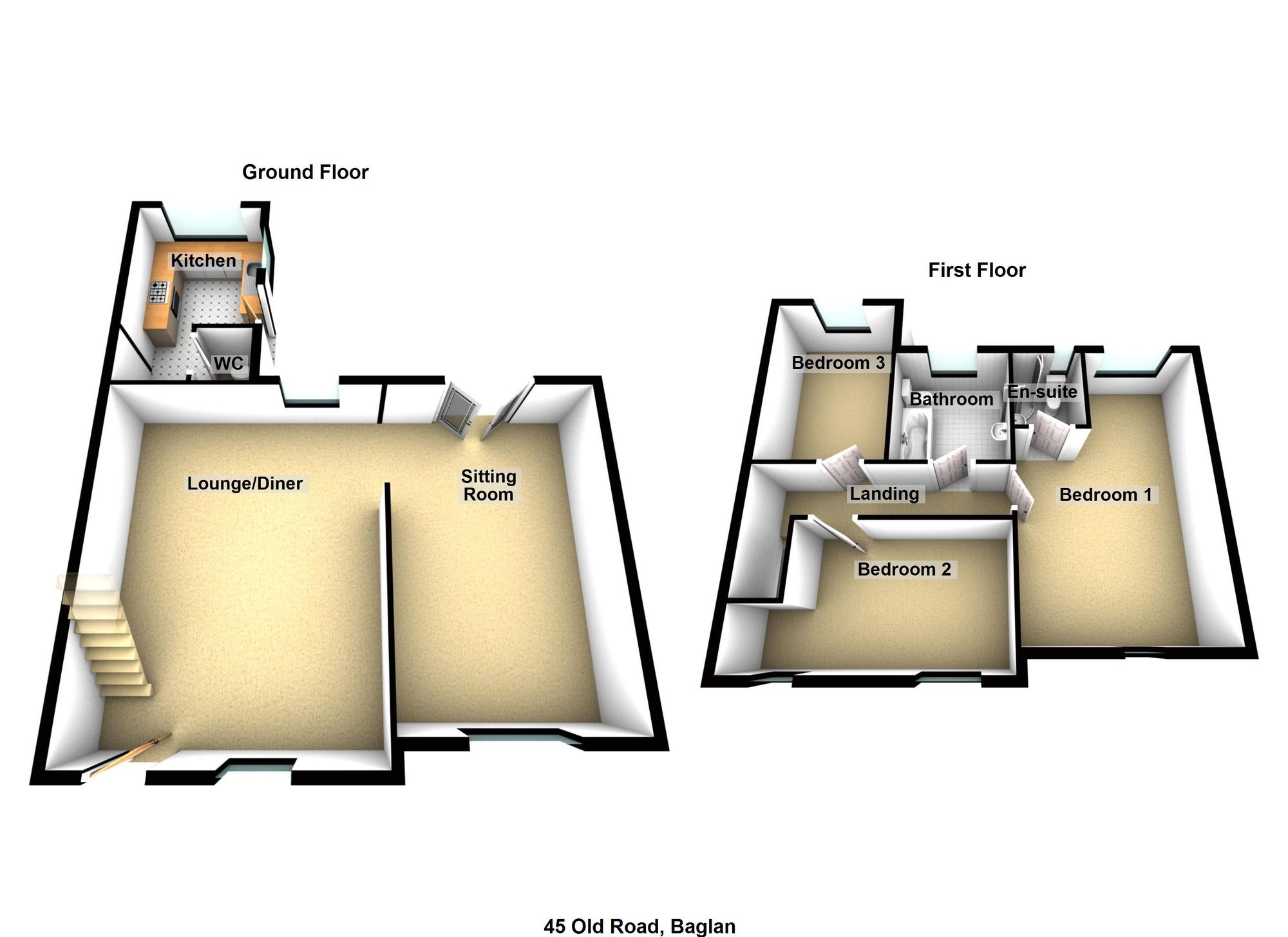 Floorplan for Old Road, Baglan, SA12