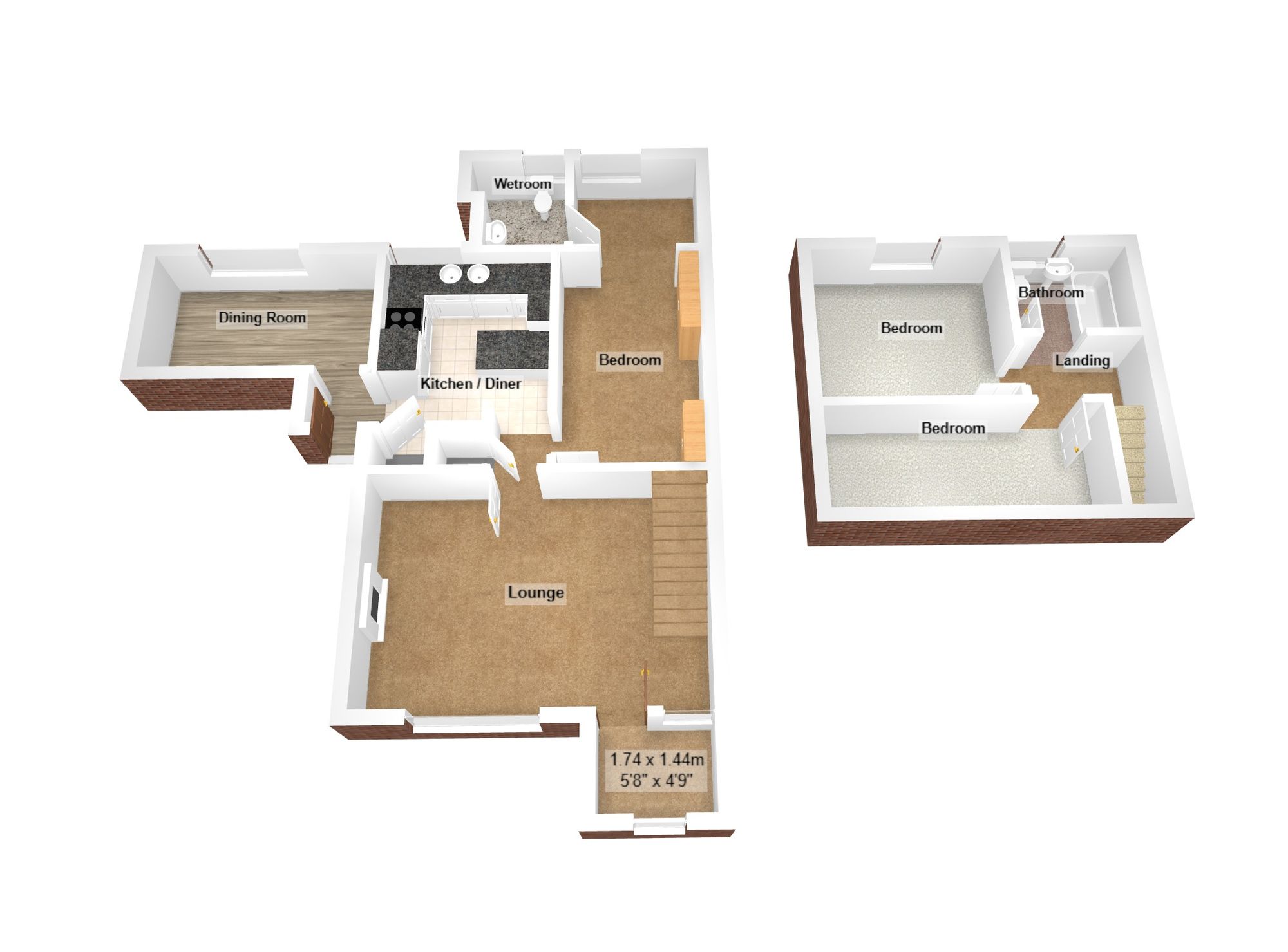 Floorplan for Gregory Close, Pencoed, CF35