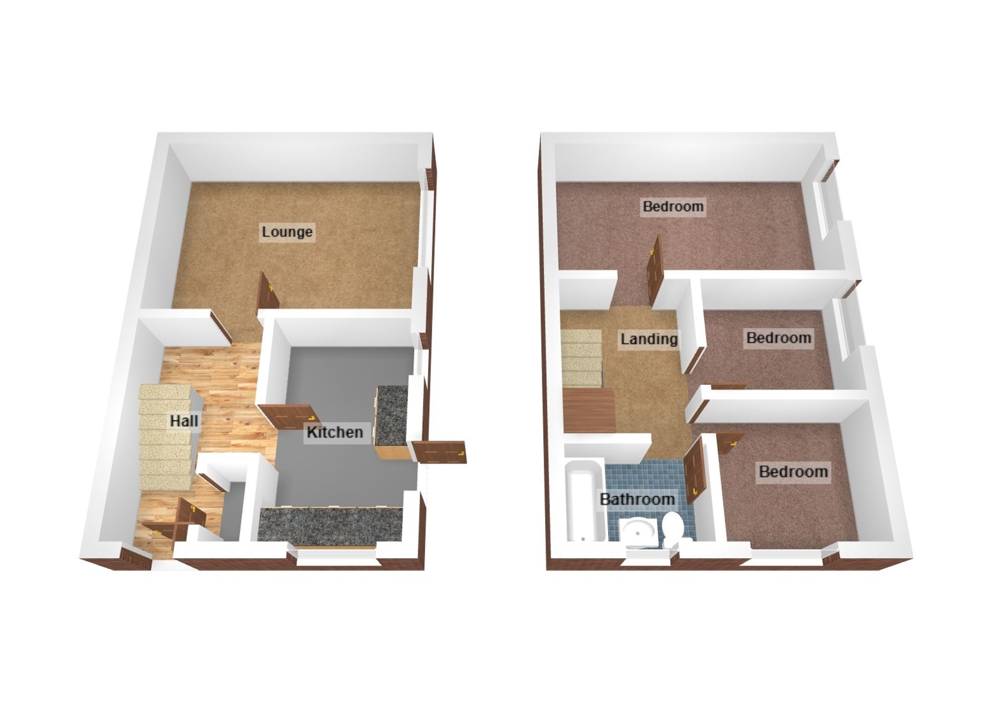 Floorplan for Maes-Y-Felin, Bridgend, CF31