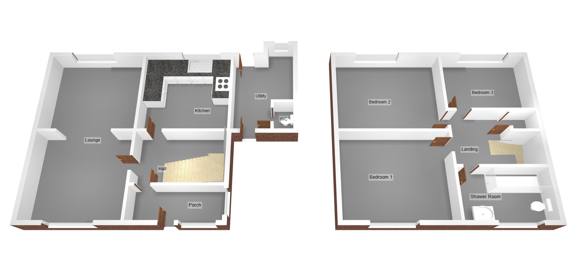 Floorplan for Galltcwm Terrace, Bryn, SA13