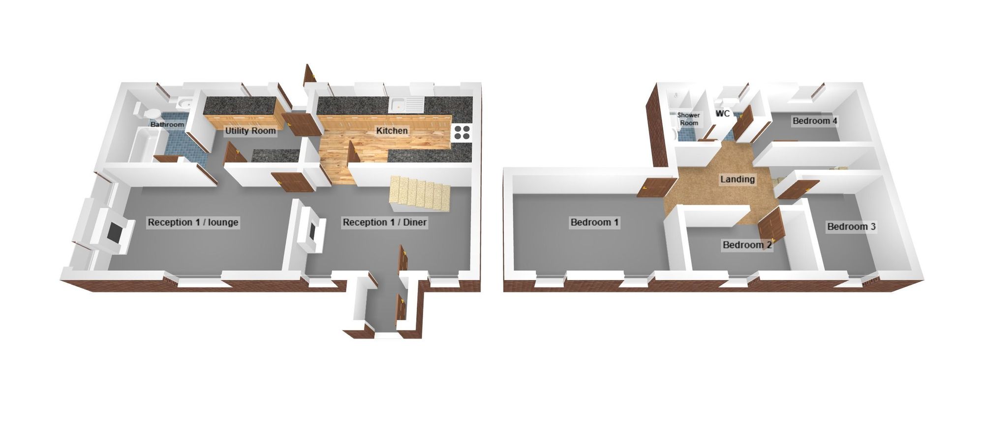 Floorplan for Efail Fach, Pontrhydyfen, SA12