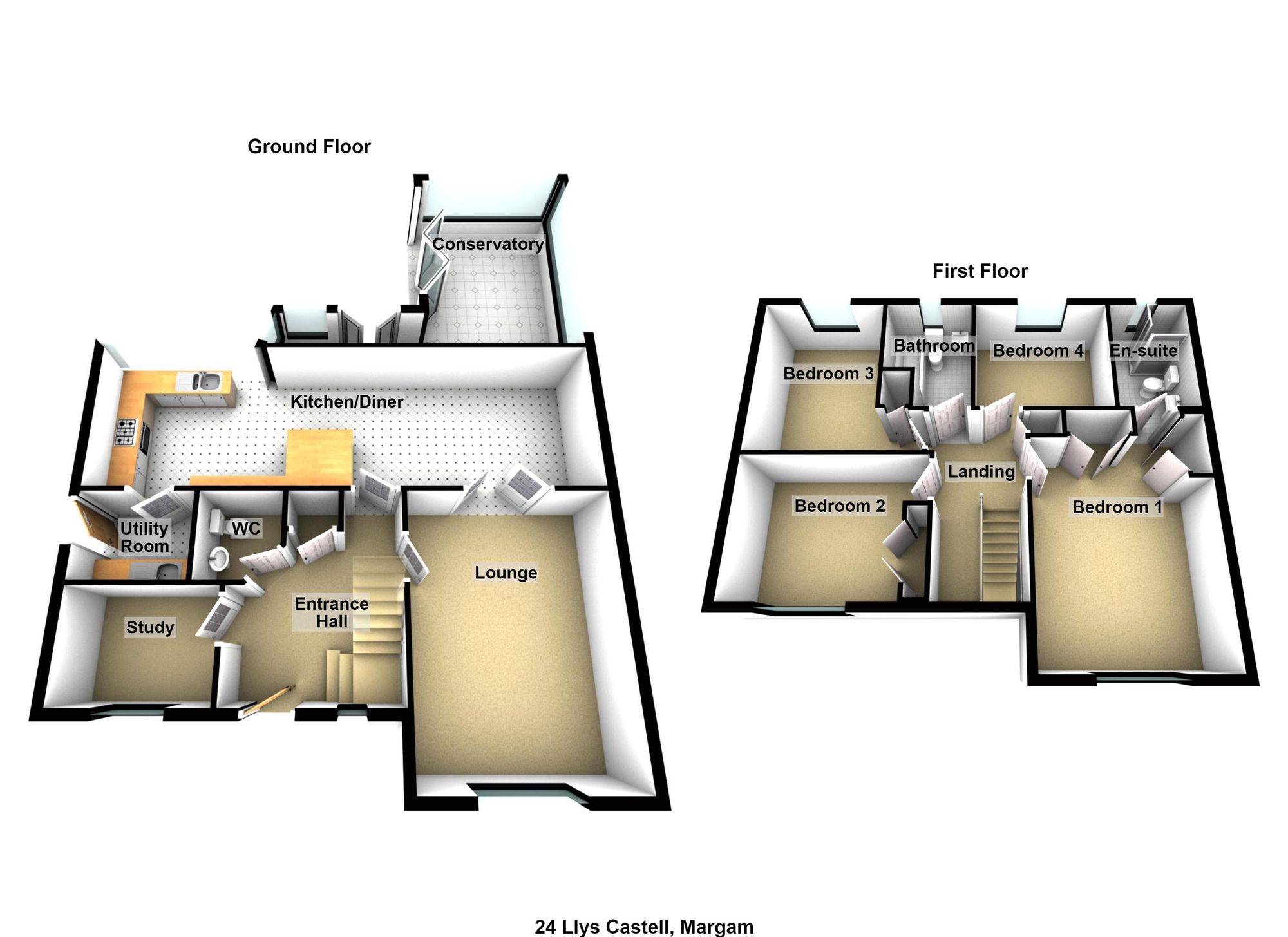 Floorplan for Llys Castell, Margam, SA13