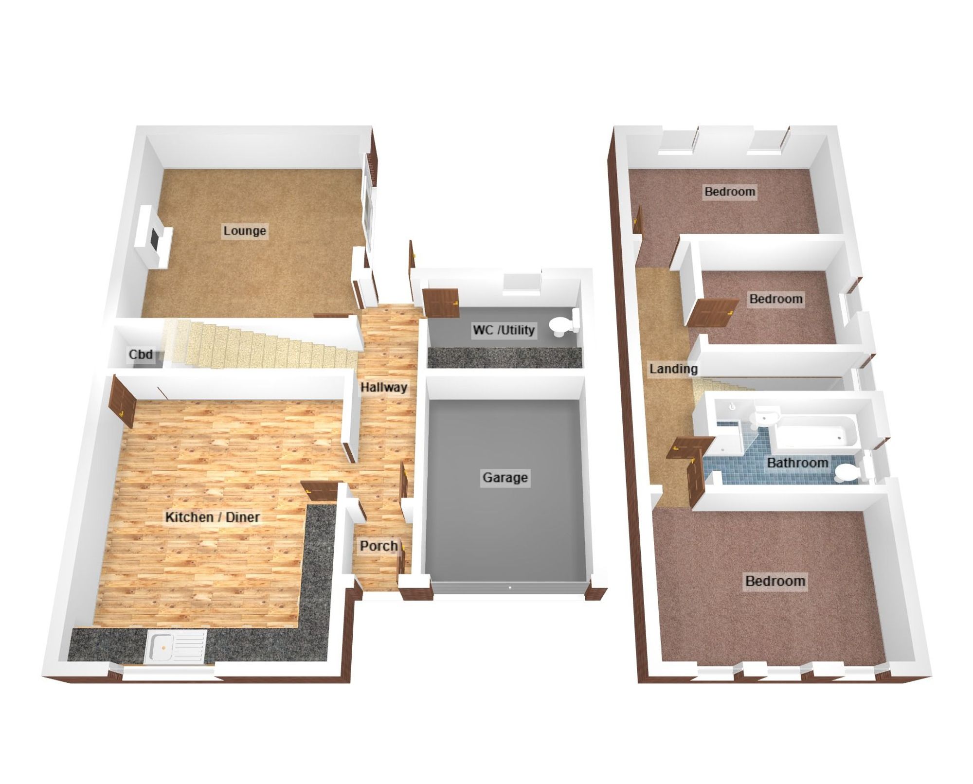 Floorplan for Hafan Deg, Pencoed, CF35