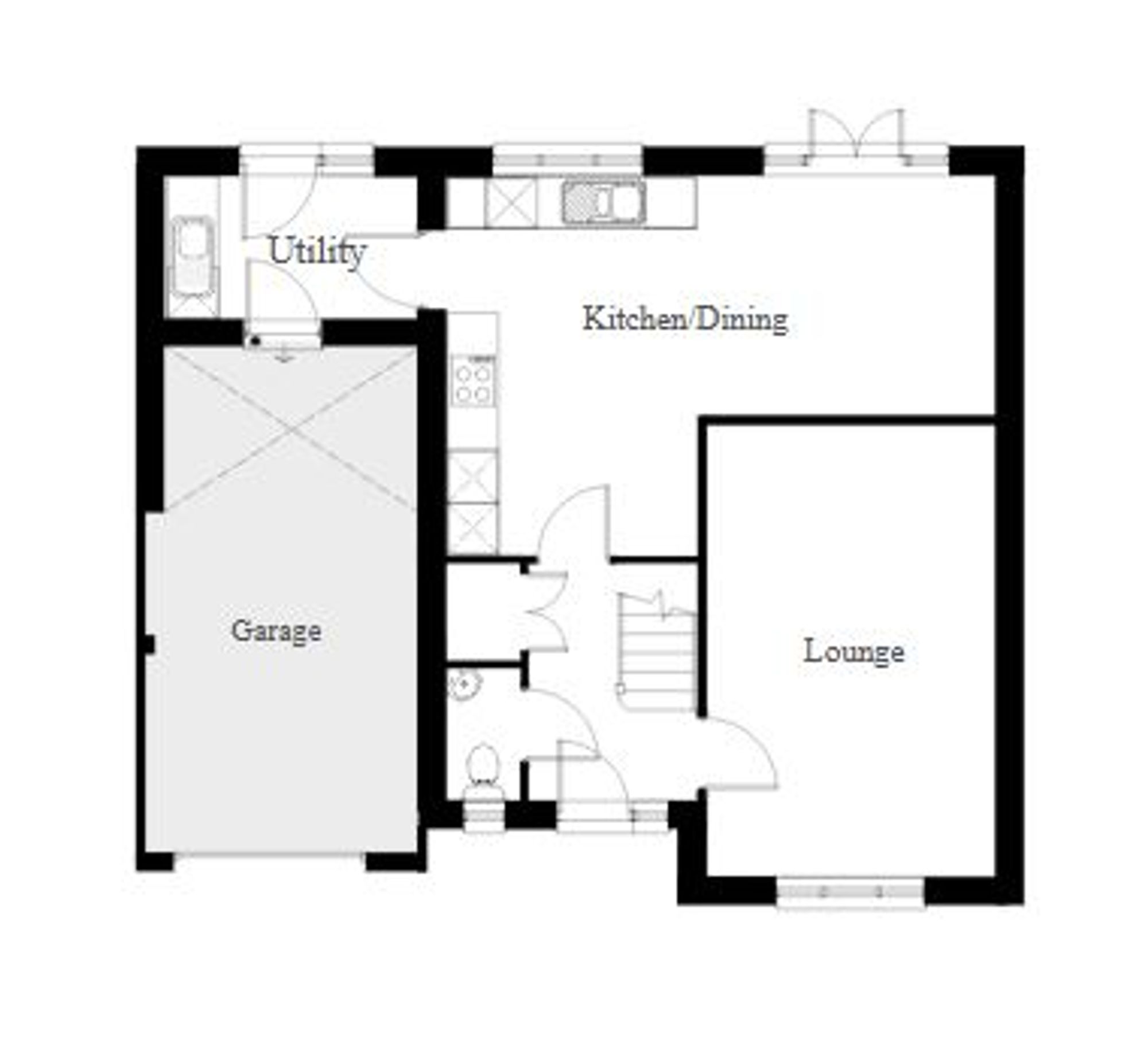 Floorplan for Parc Tondu, Tondu, CF32