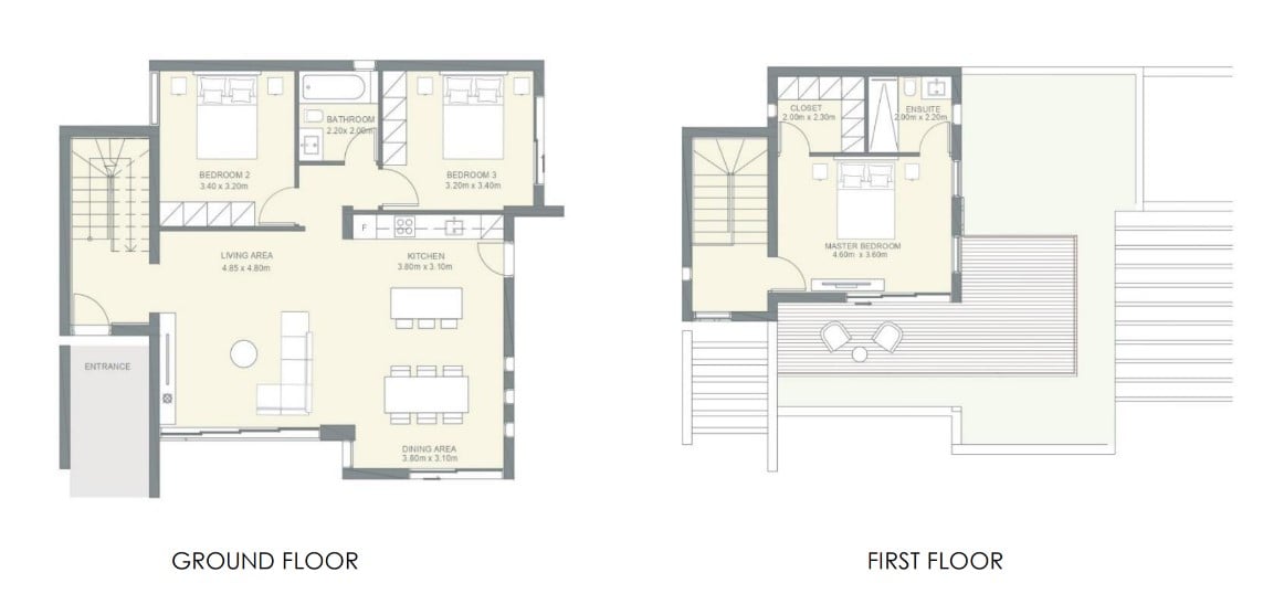 Floorplan for Peyia, Pegeia