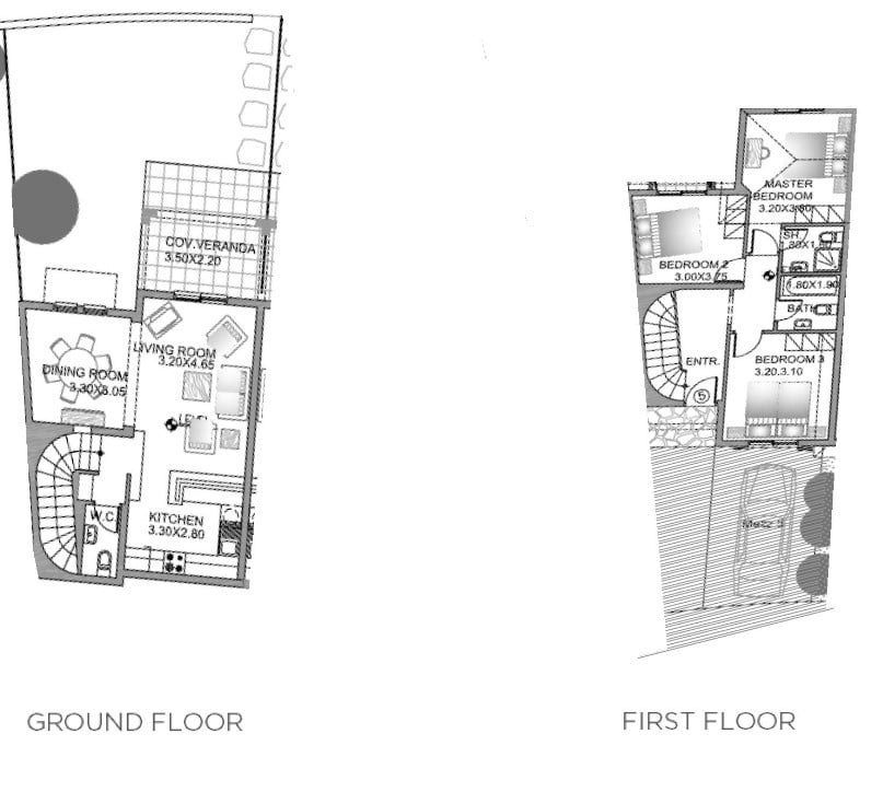 Floorplan for Prodromi, Polis Chrysochous