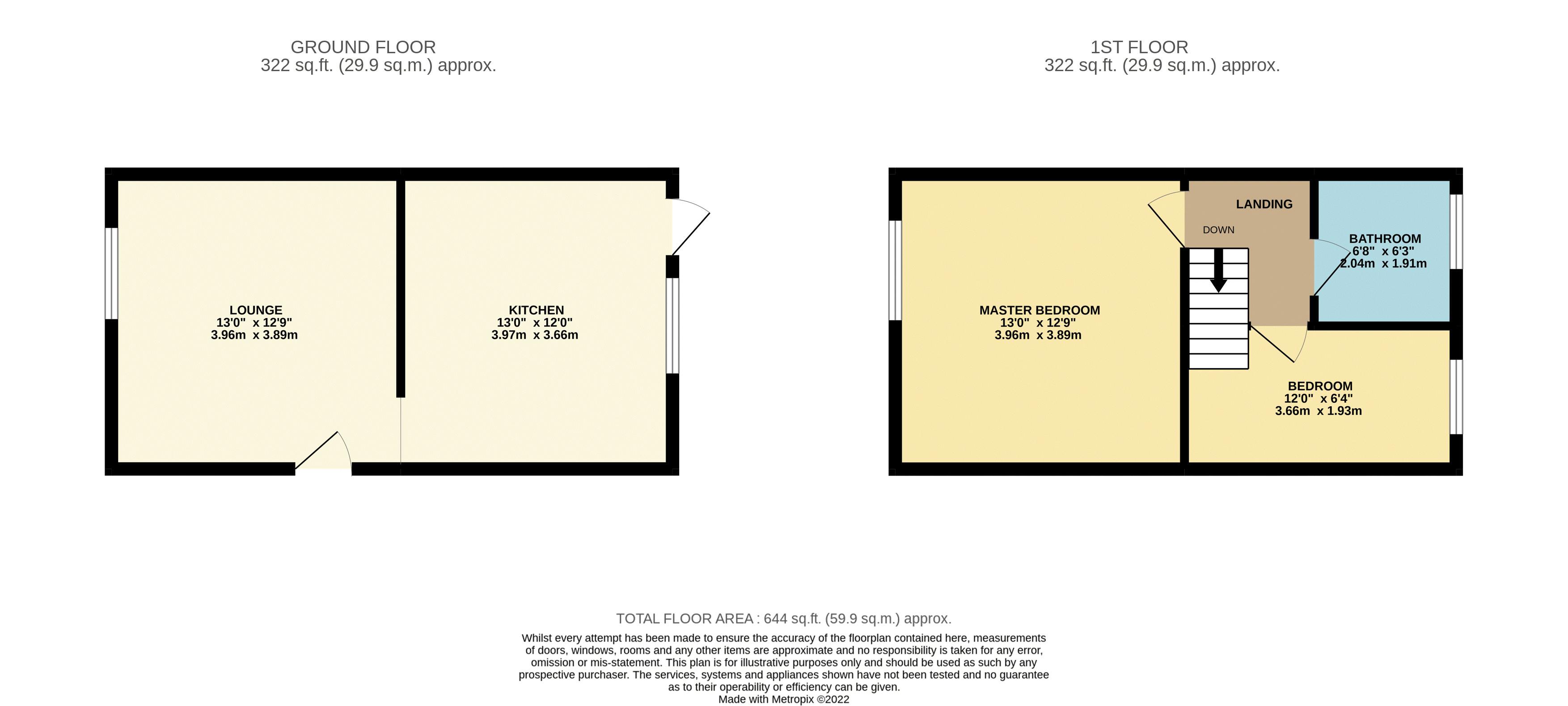 Floorplan for Horwich, Bolton