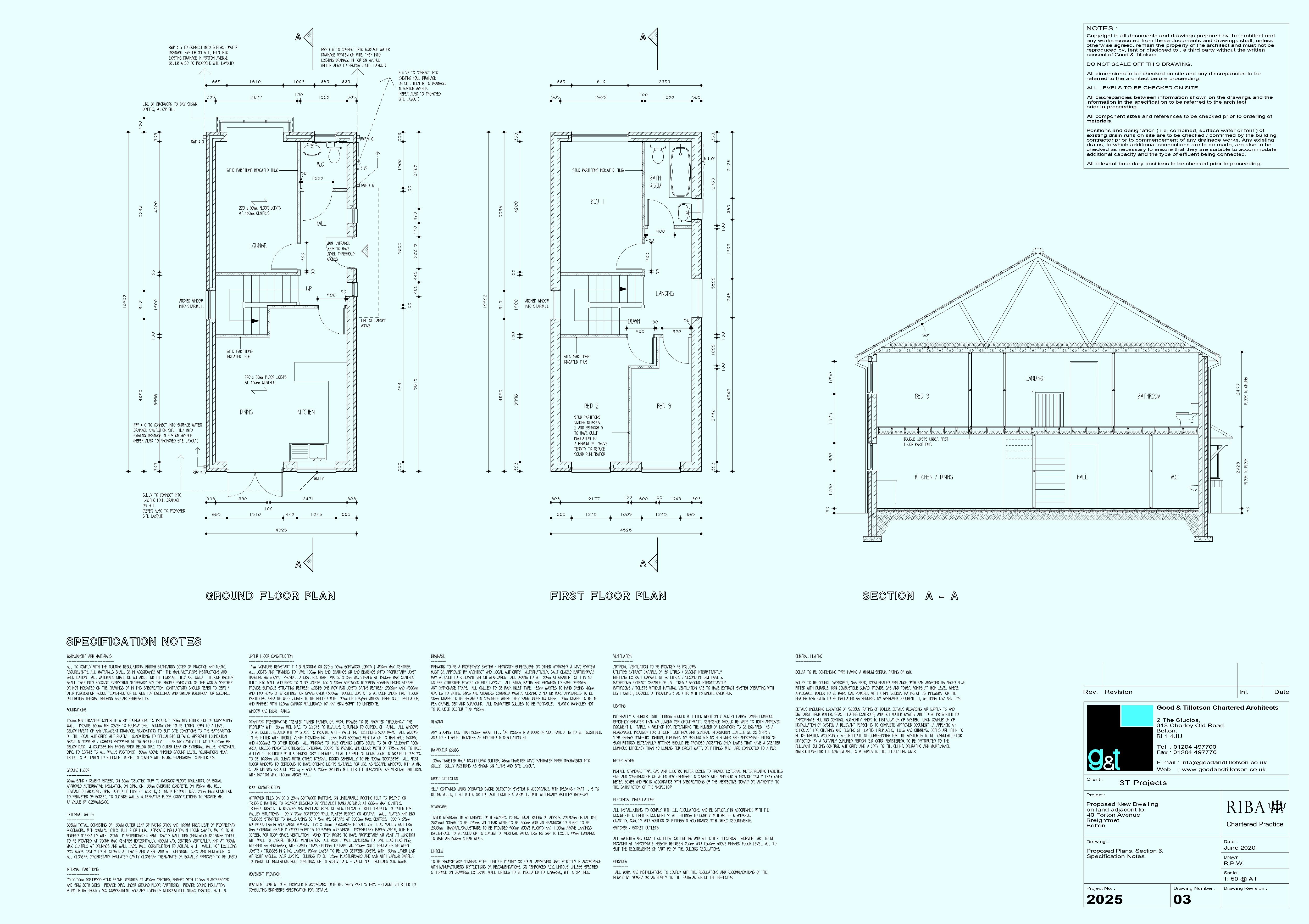 Floorplan for Breightmet, Bolton, Lancashire