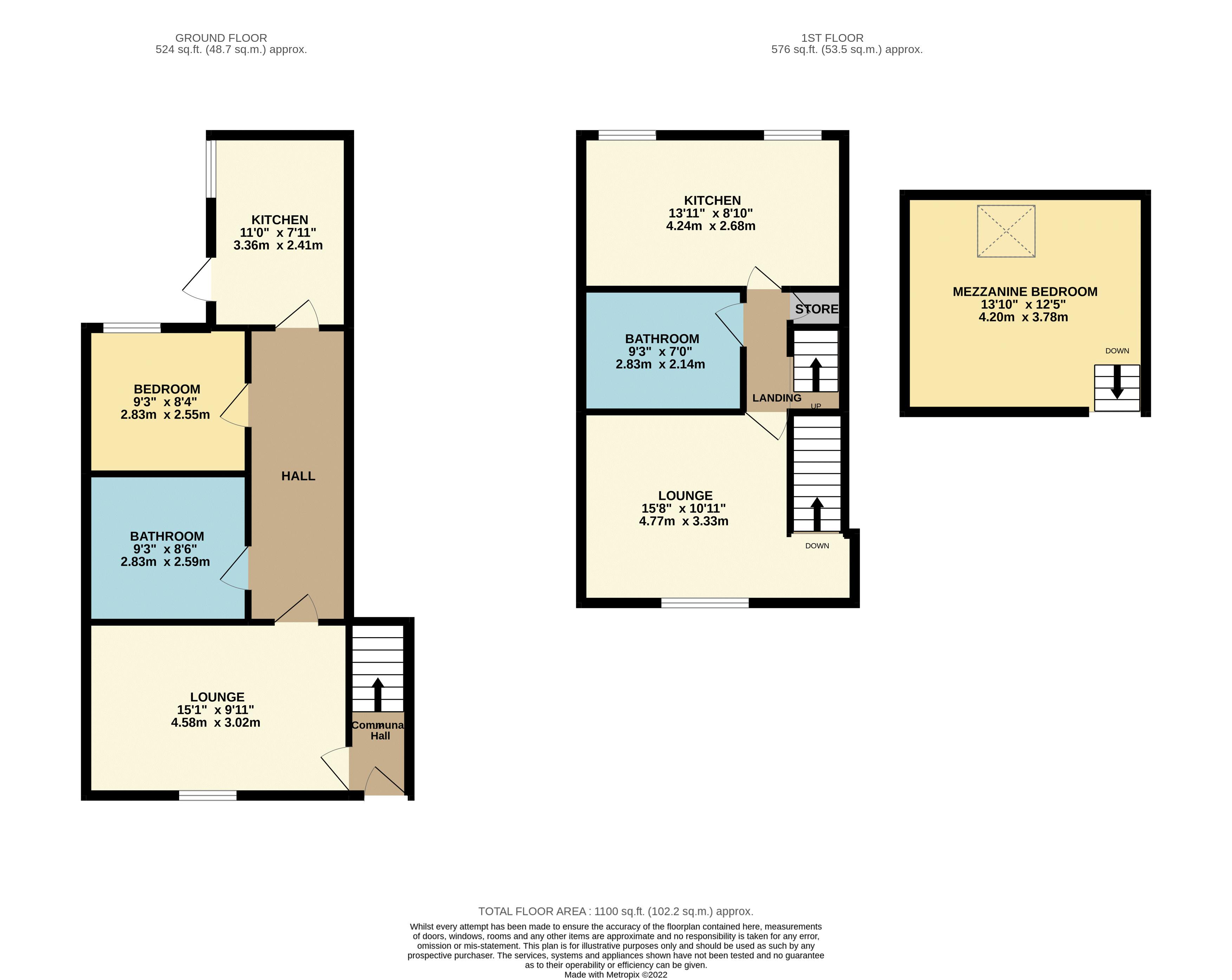Floorplan for Horwich, Bolton, Lancashire