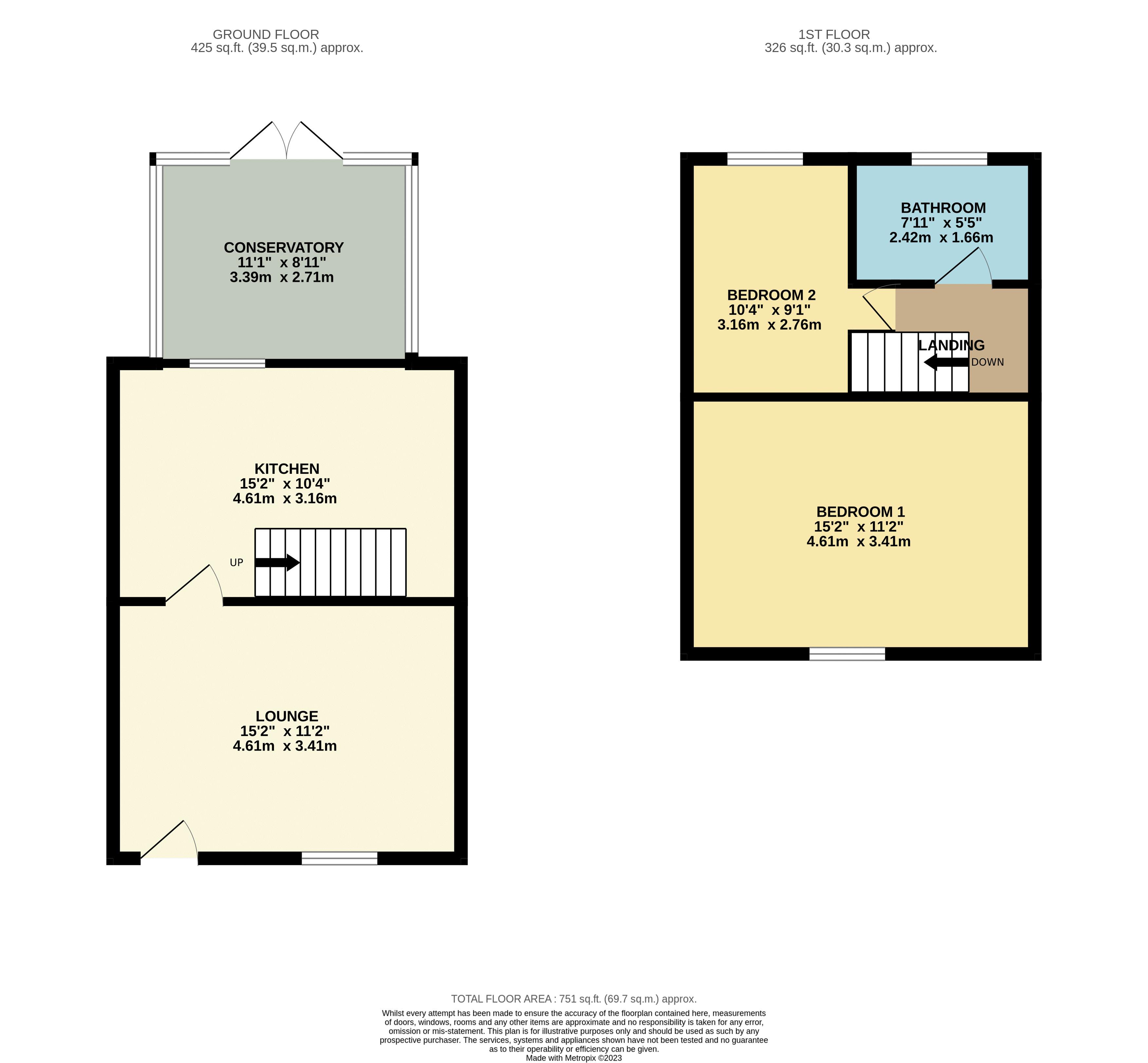 Floorplan for Harwood, Bolton