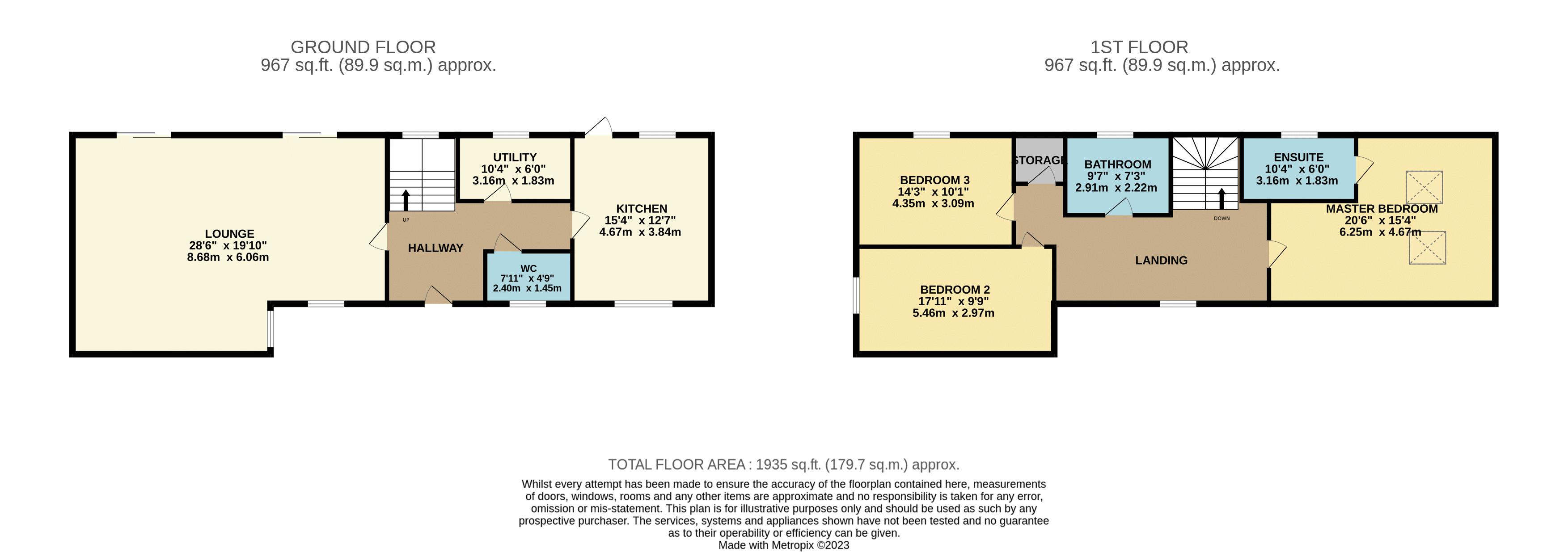 Floorplan for Bolton Road, Horwich, Bolton, Lancashire
