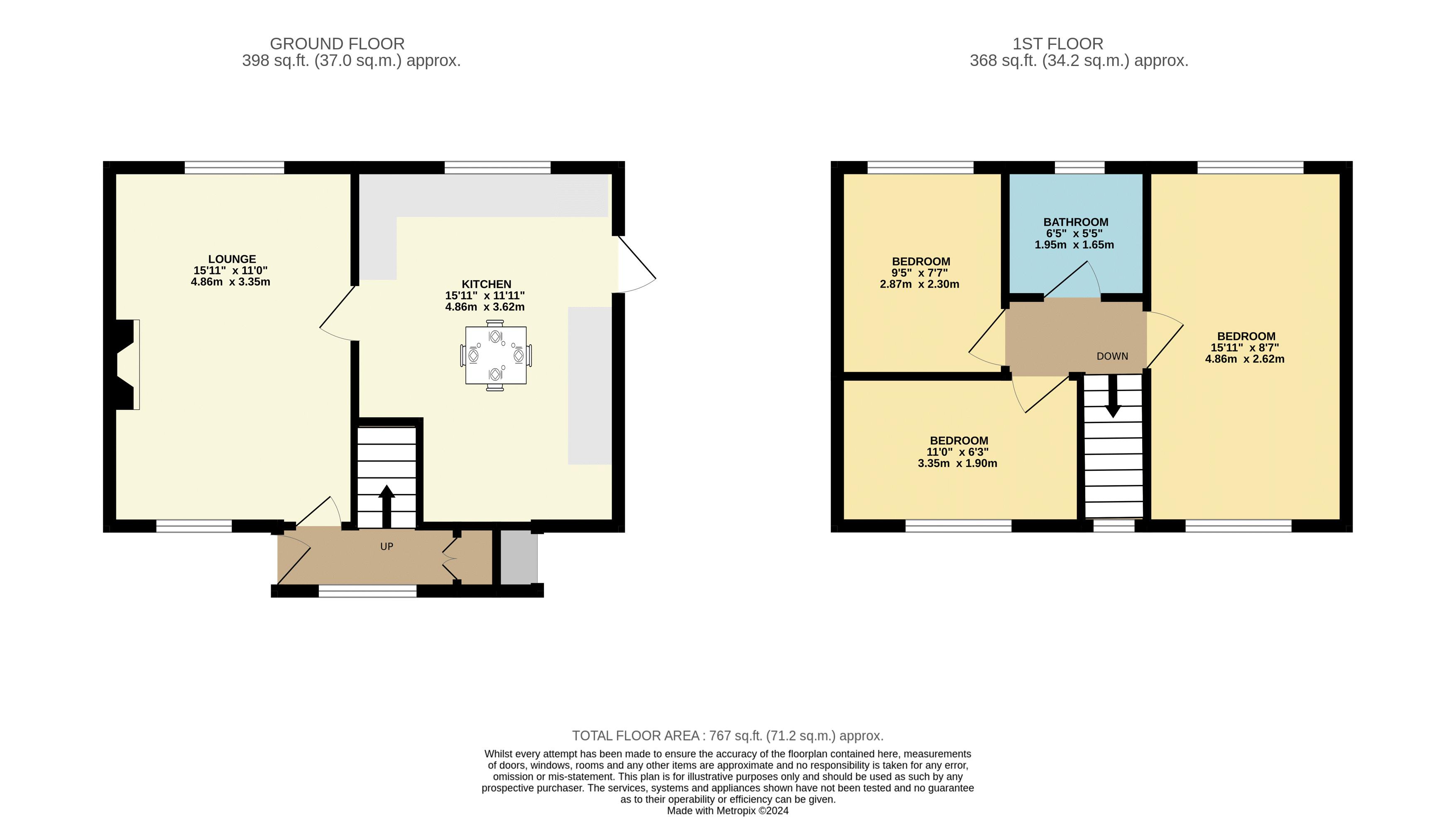 Floorplan for Horwich, Bolton, Lancashire
