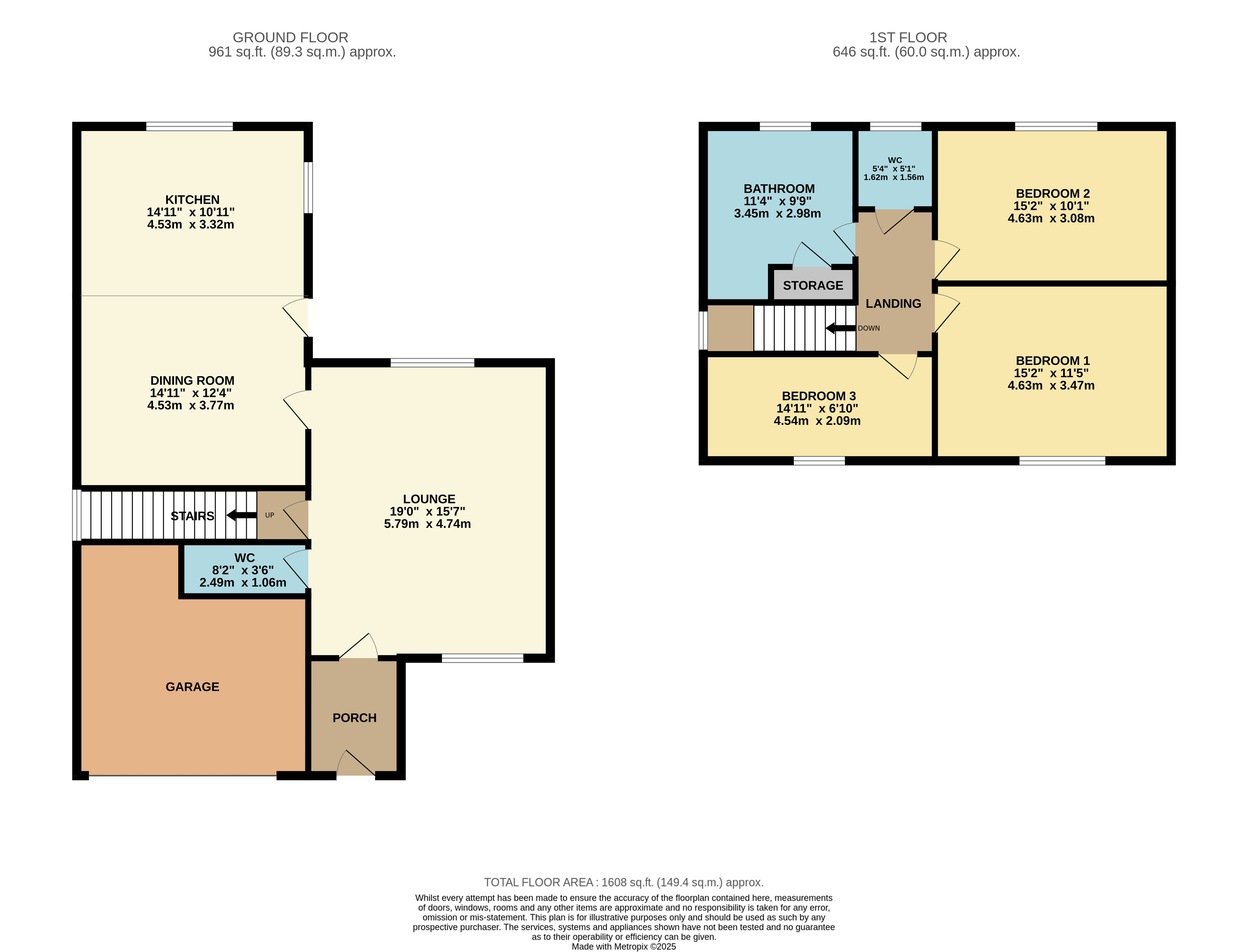Floorplan for Blackrod, Bolton