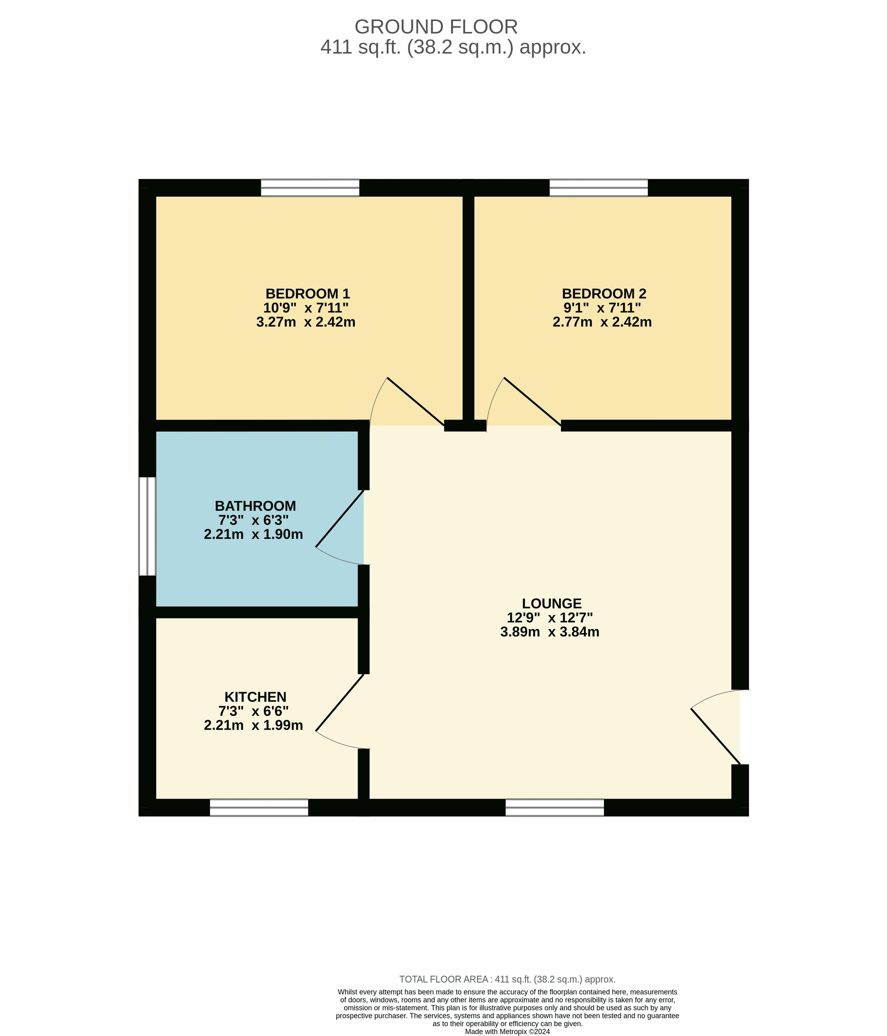 Floorplan for Morris Green, Bolton
