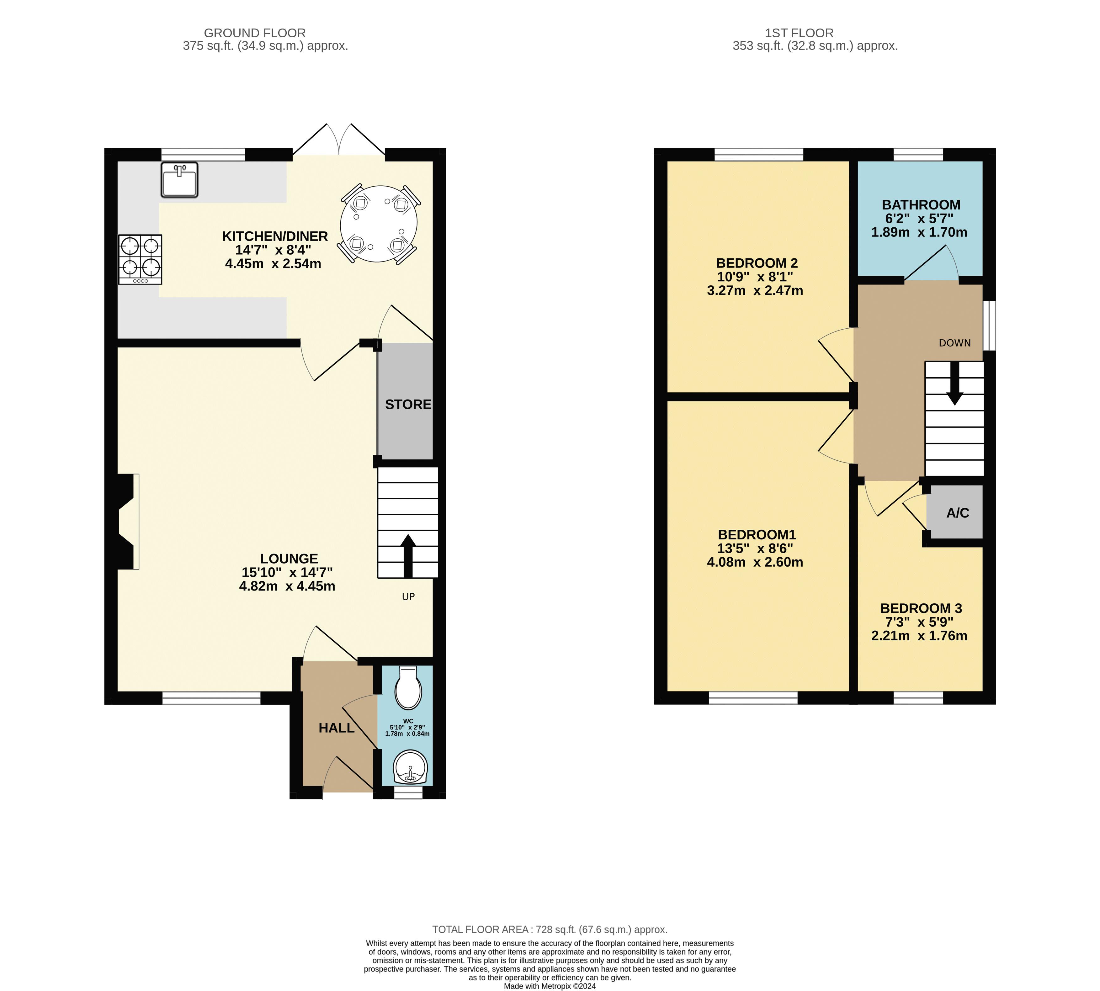 Floorplan for Horwich, Bolton
