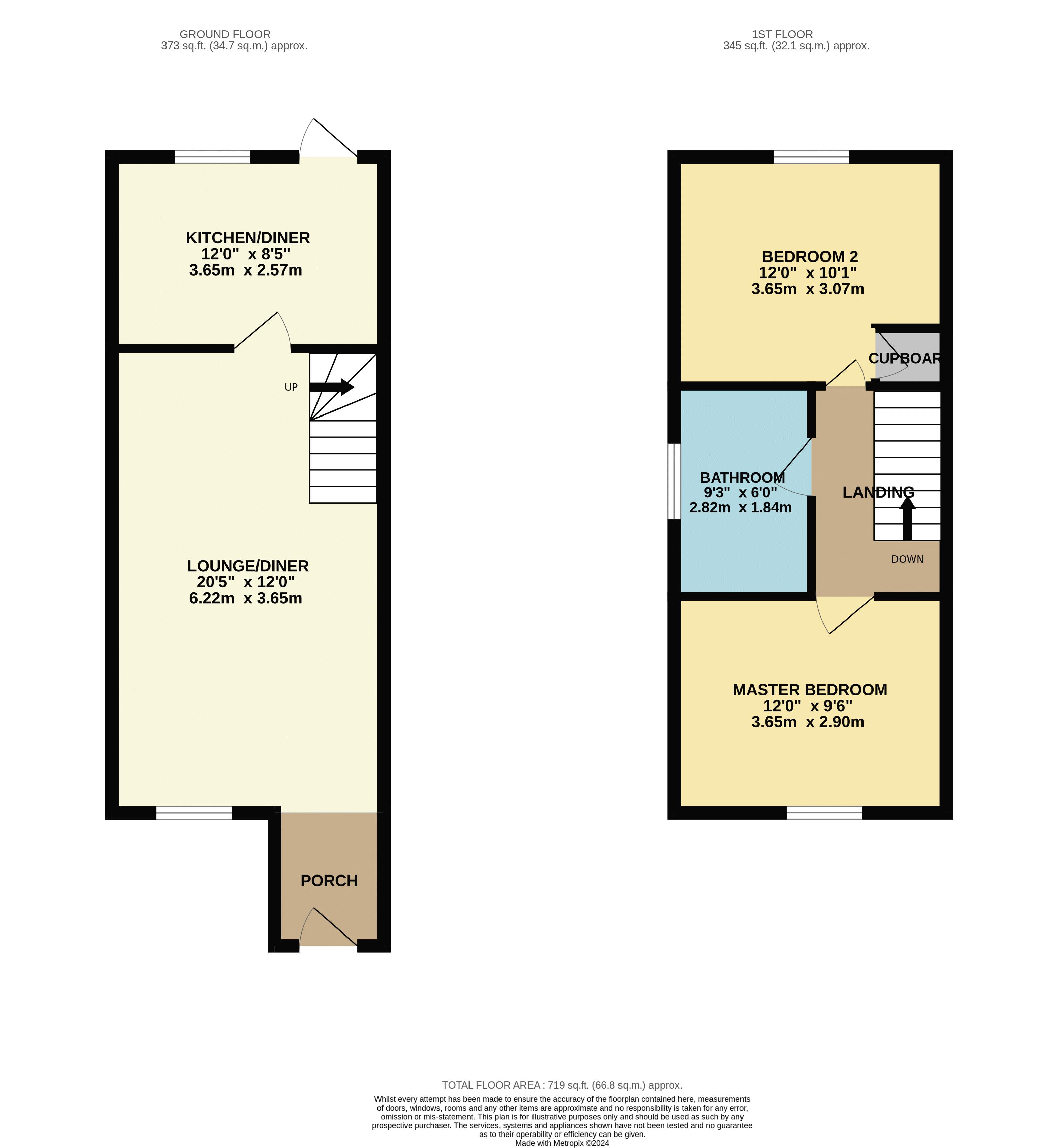 Floorplan for Blackrod, Bolton, Lancashire