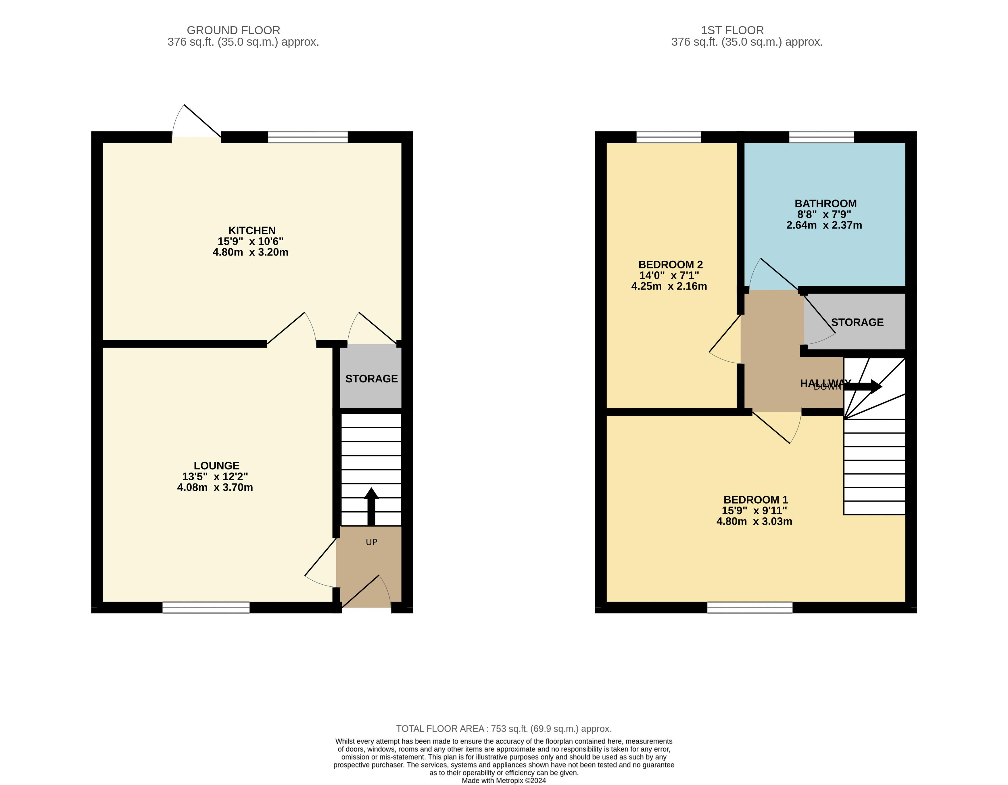 Floorplan for Atherton, Manchester, Greater Manchester
