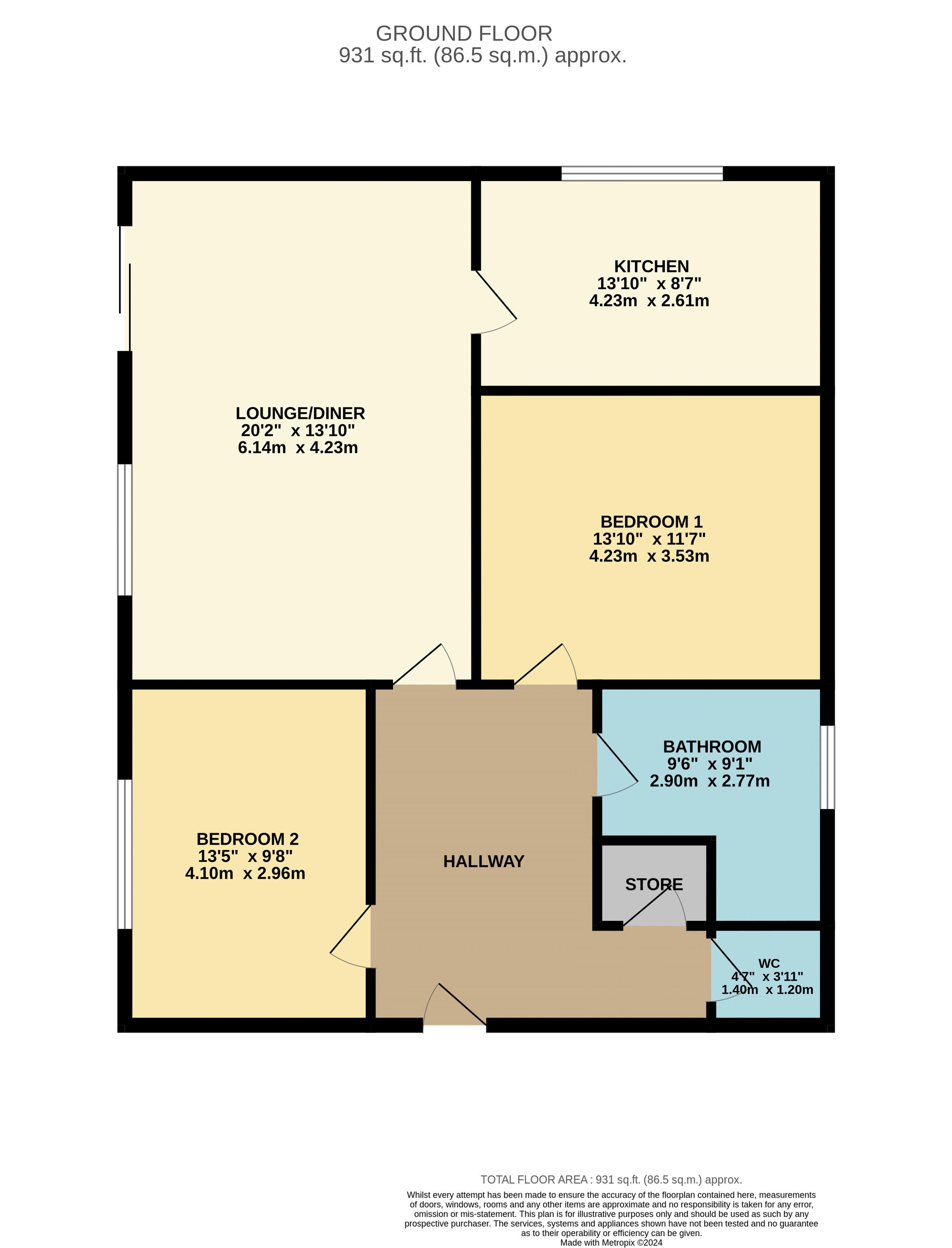Floorplan for Heaton, Bolton