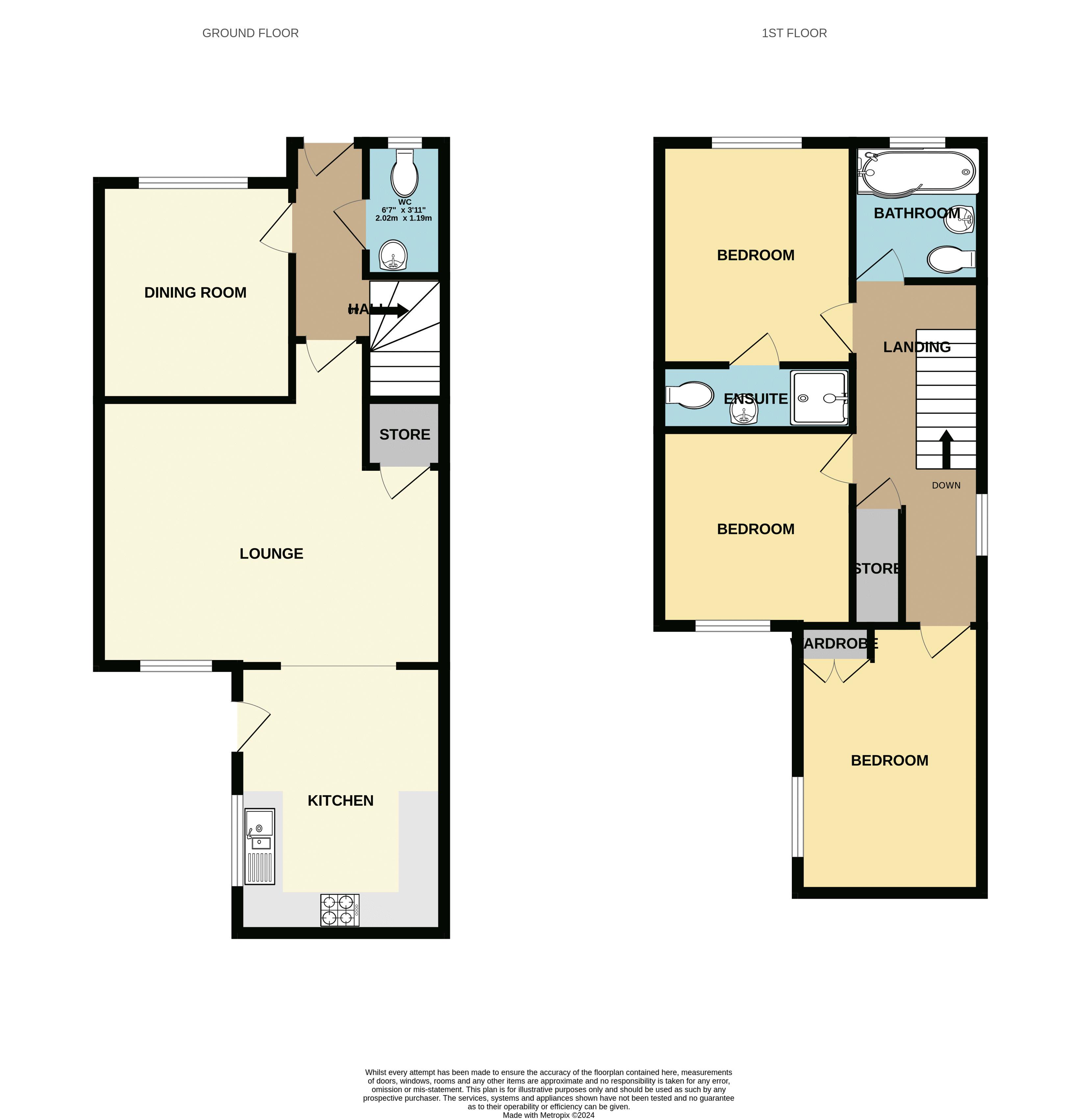 Floorplan for Westhoughton, Bolton