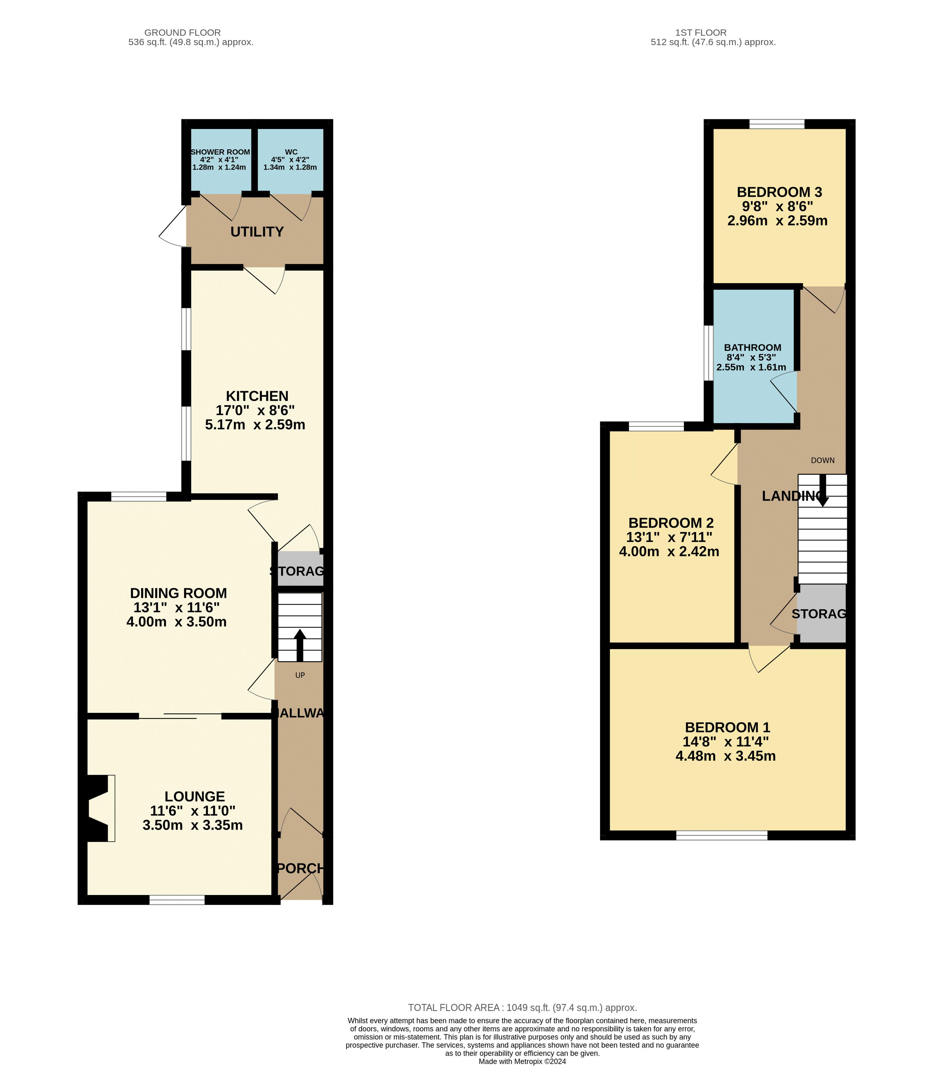 Floorplan for Horwich, Bolton