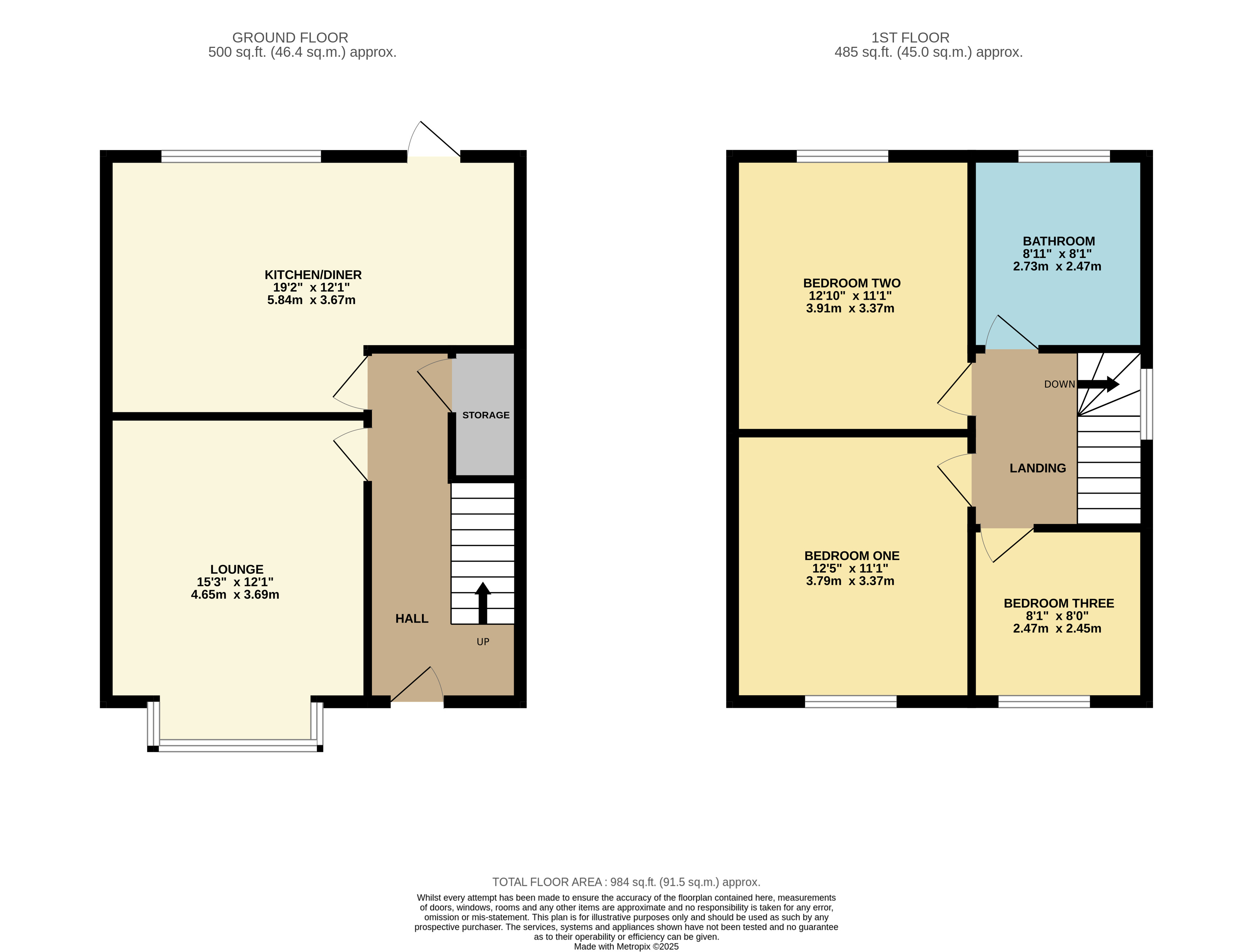 Floorplan for Horwich, Bolton