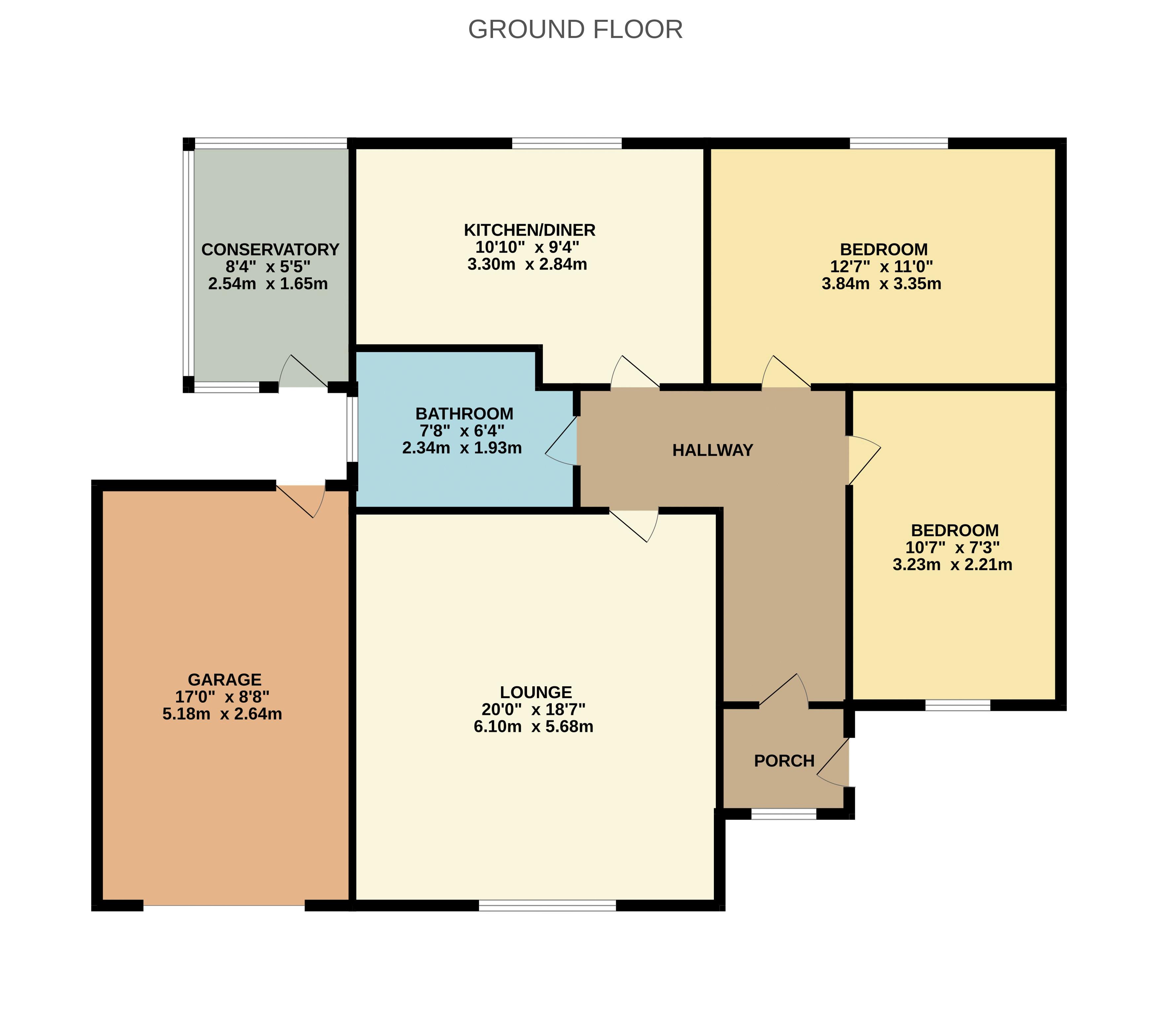 Floorplan for Horwich, Bolton