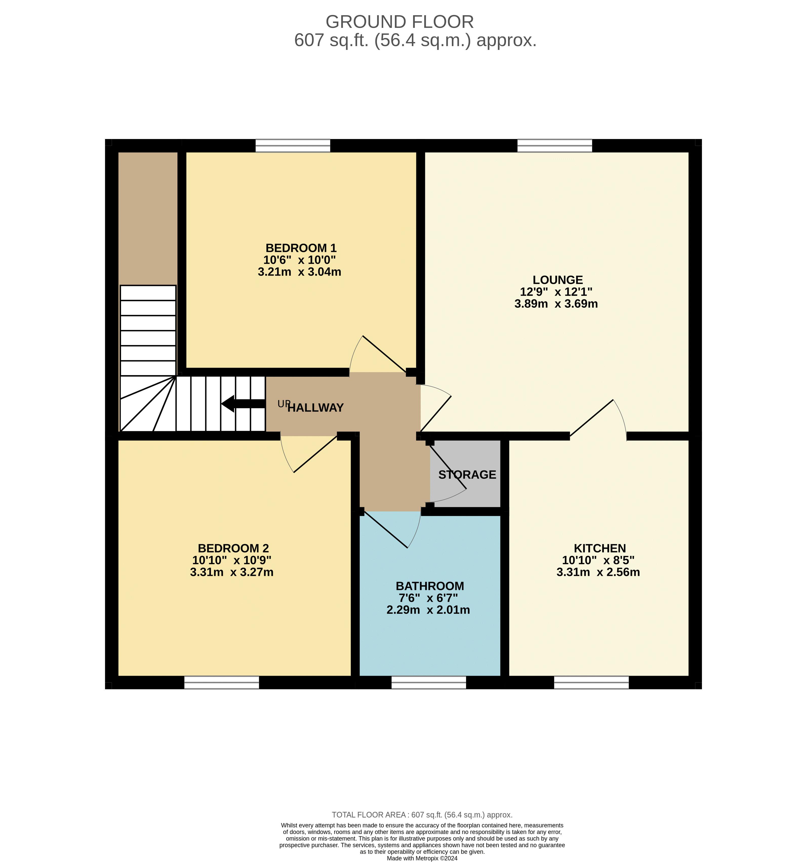 Floorplan for Horwich, Bolton, Lancashire