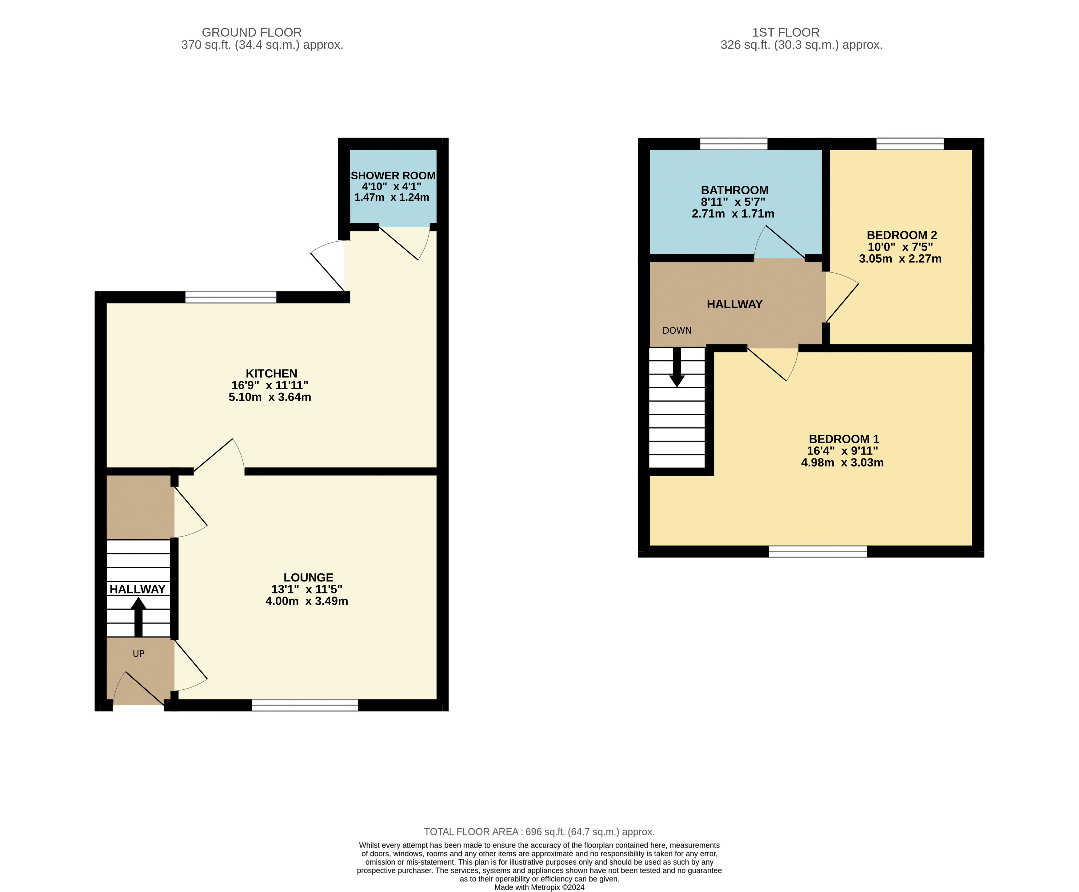 Floorplan for Hall'ith Wood, Bolton, Lancashire