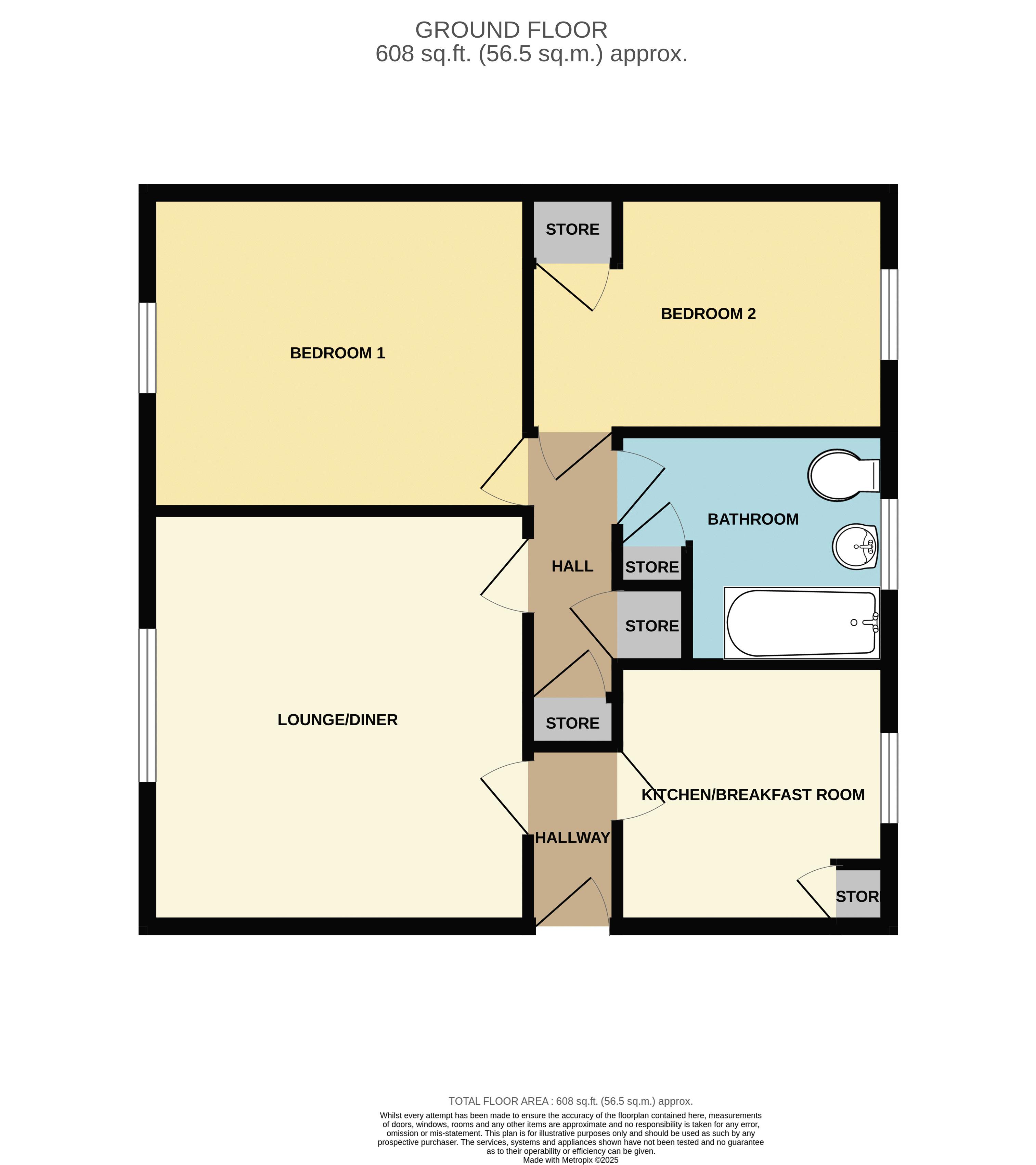 Floorplan for Carslake Ave, Heaton, Bolton