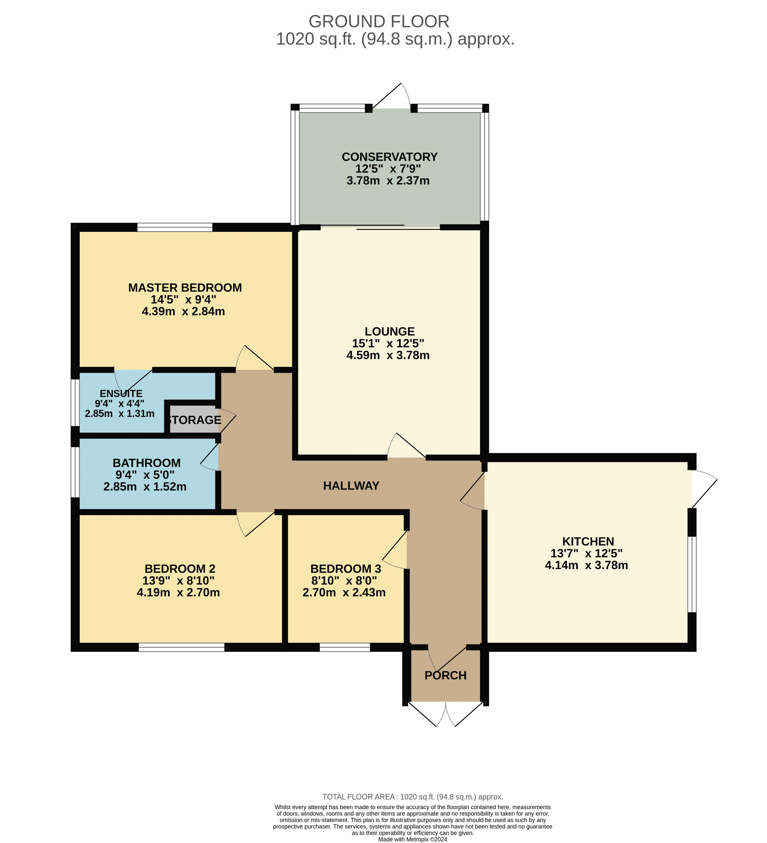 Floorplan for Horwich, Bolton