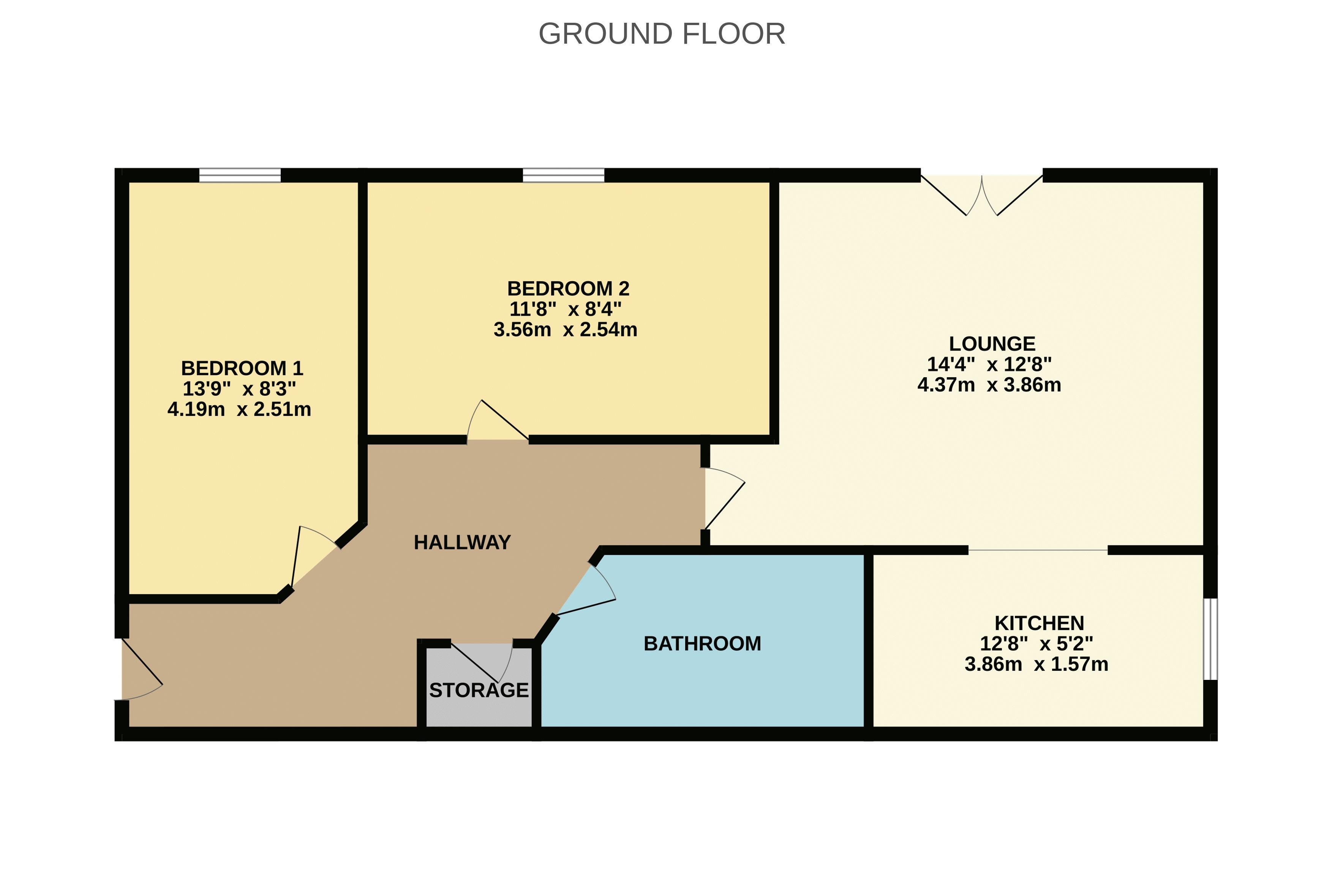 Floorplan for Horwich, Bolton, Lancashire
