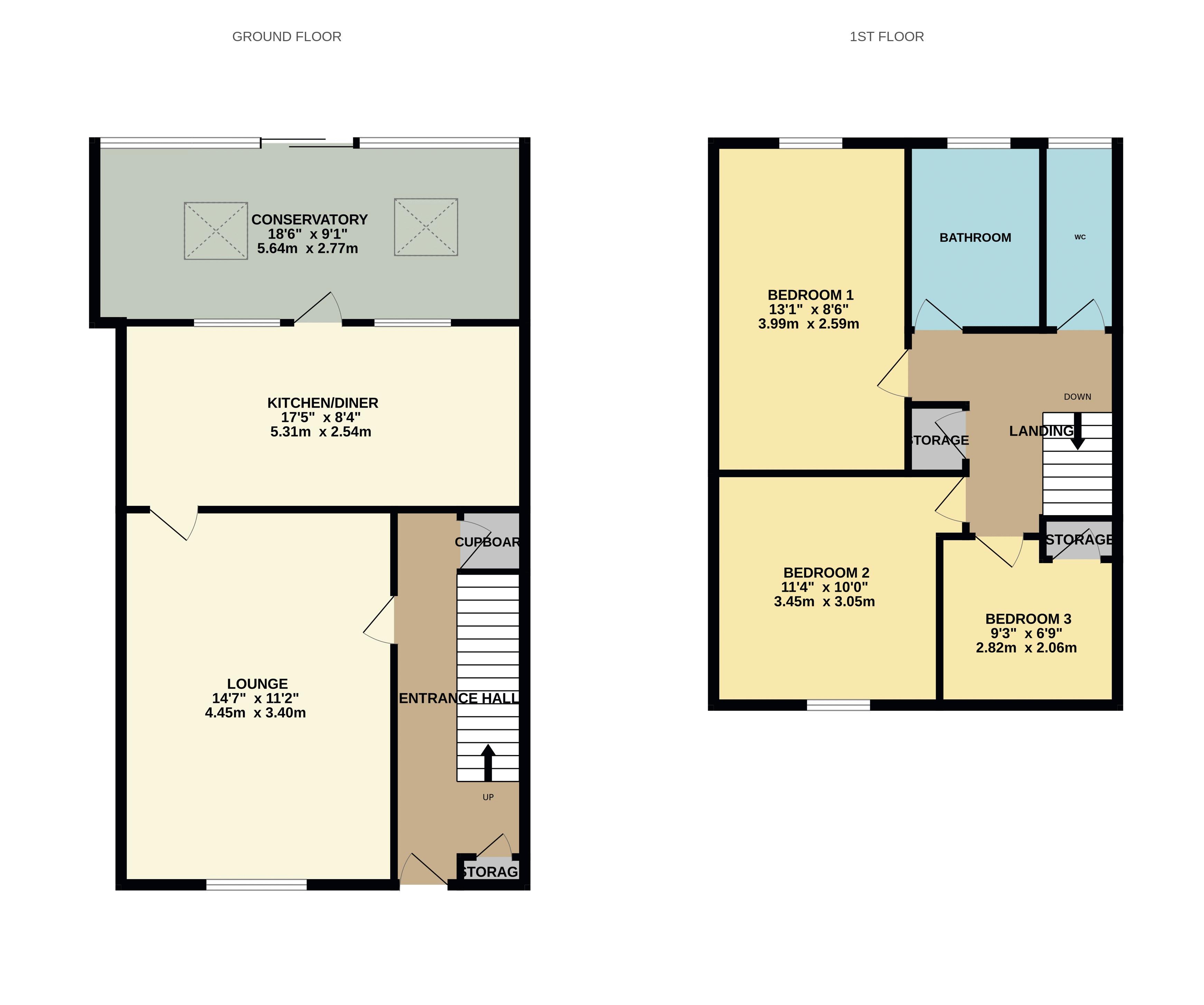 Floorplan for Aspull, Wigan, Greater Manchester