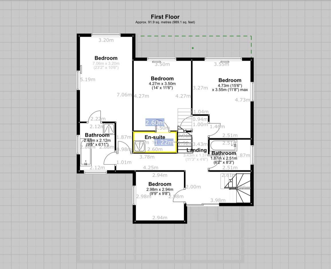 Floorplan for Horwich, Bolton, Greater Manchester