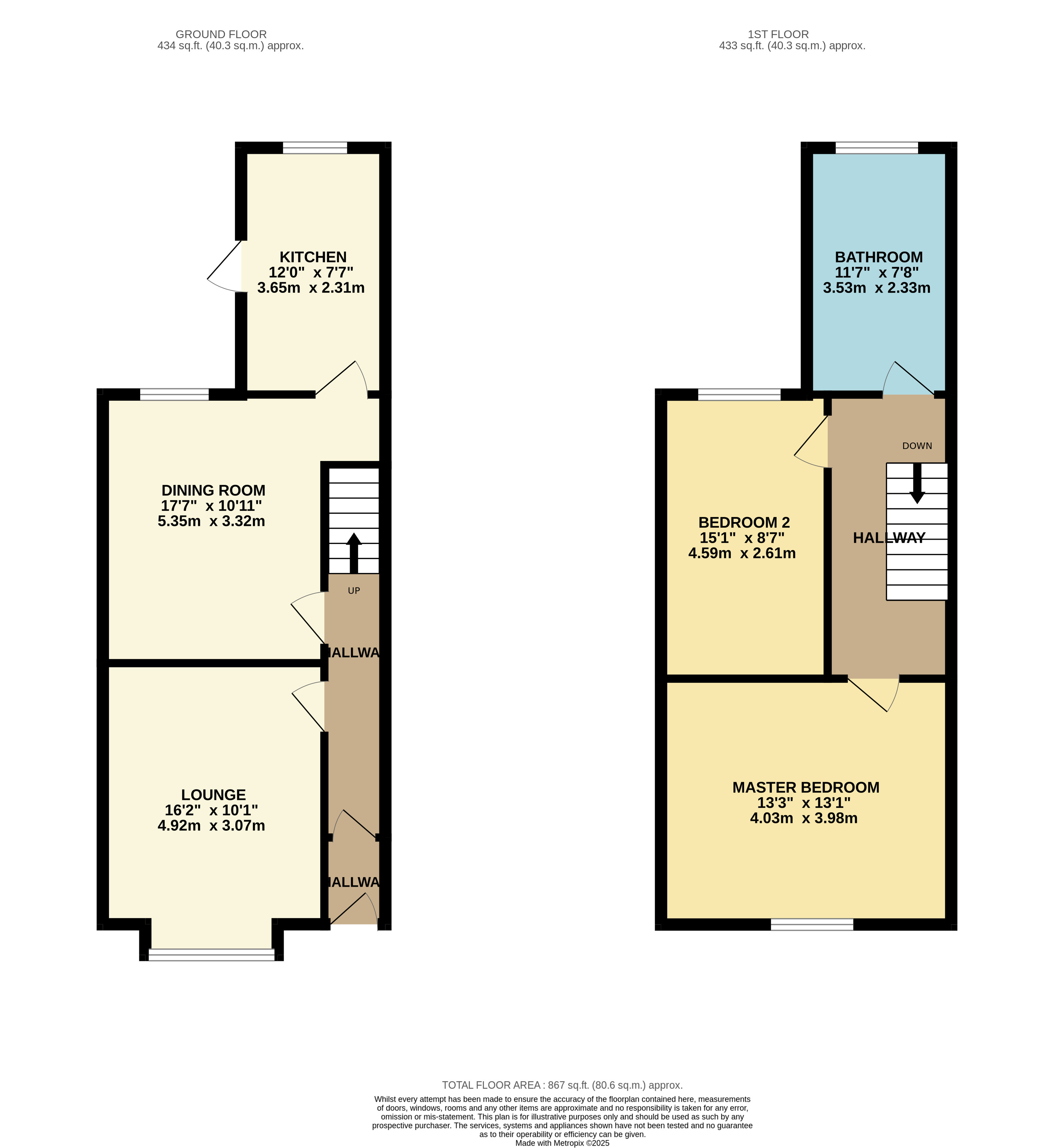Floorplan for Horwich, Bolton