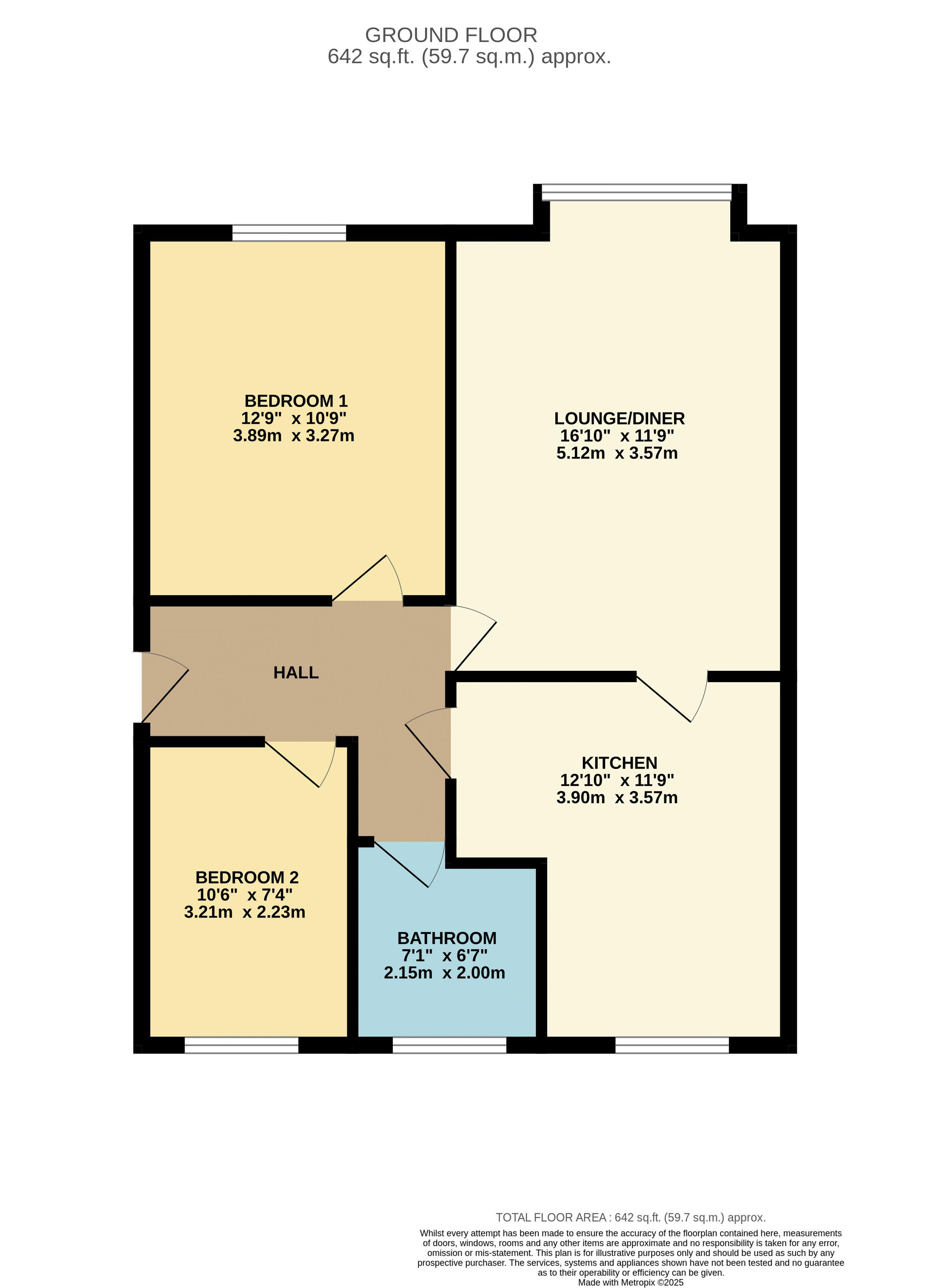 Floorplan for Heaton, Bolton, Lancashire