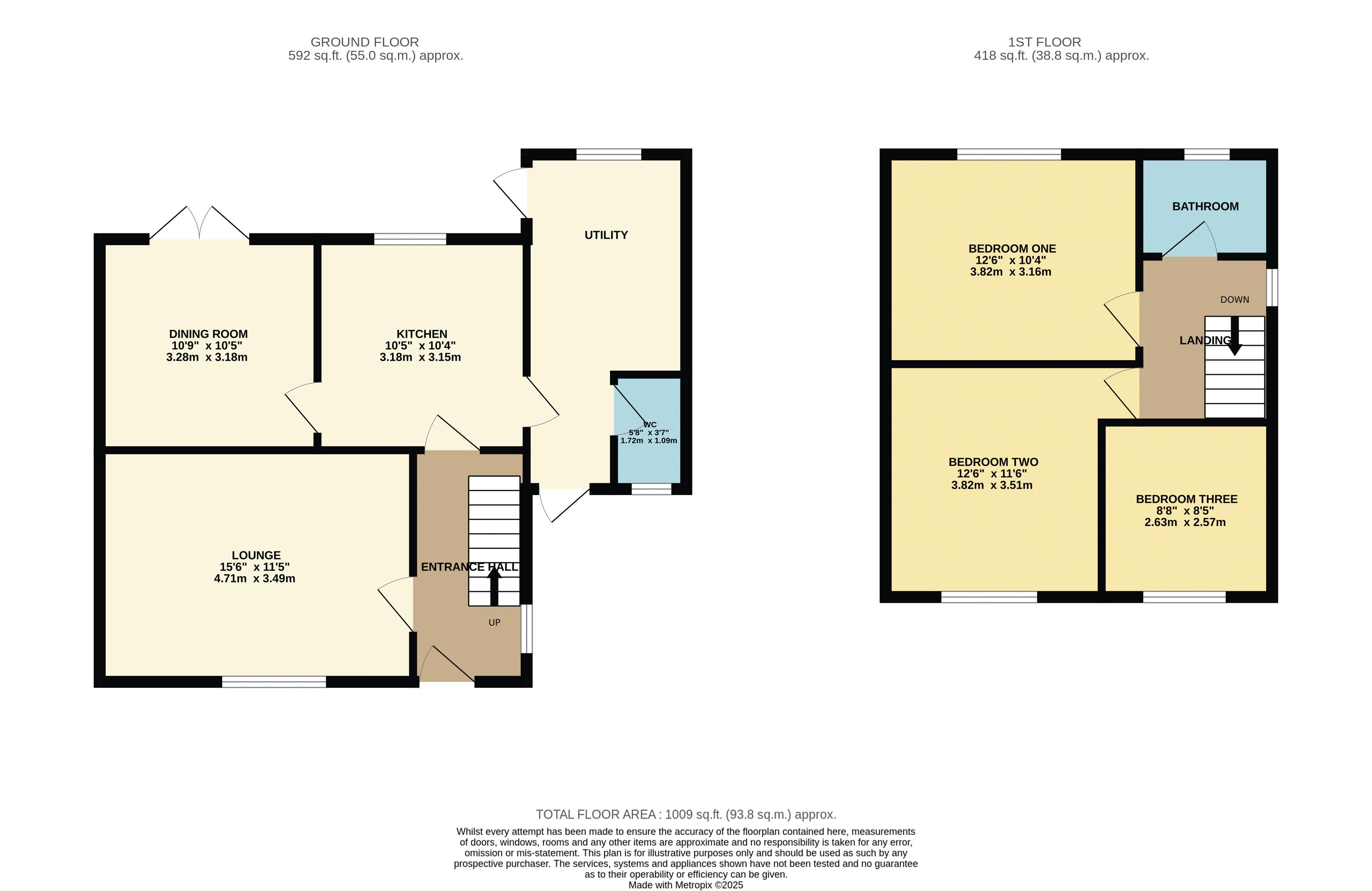 Floorplan for Horwich, Bolton, Lancashire