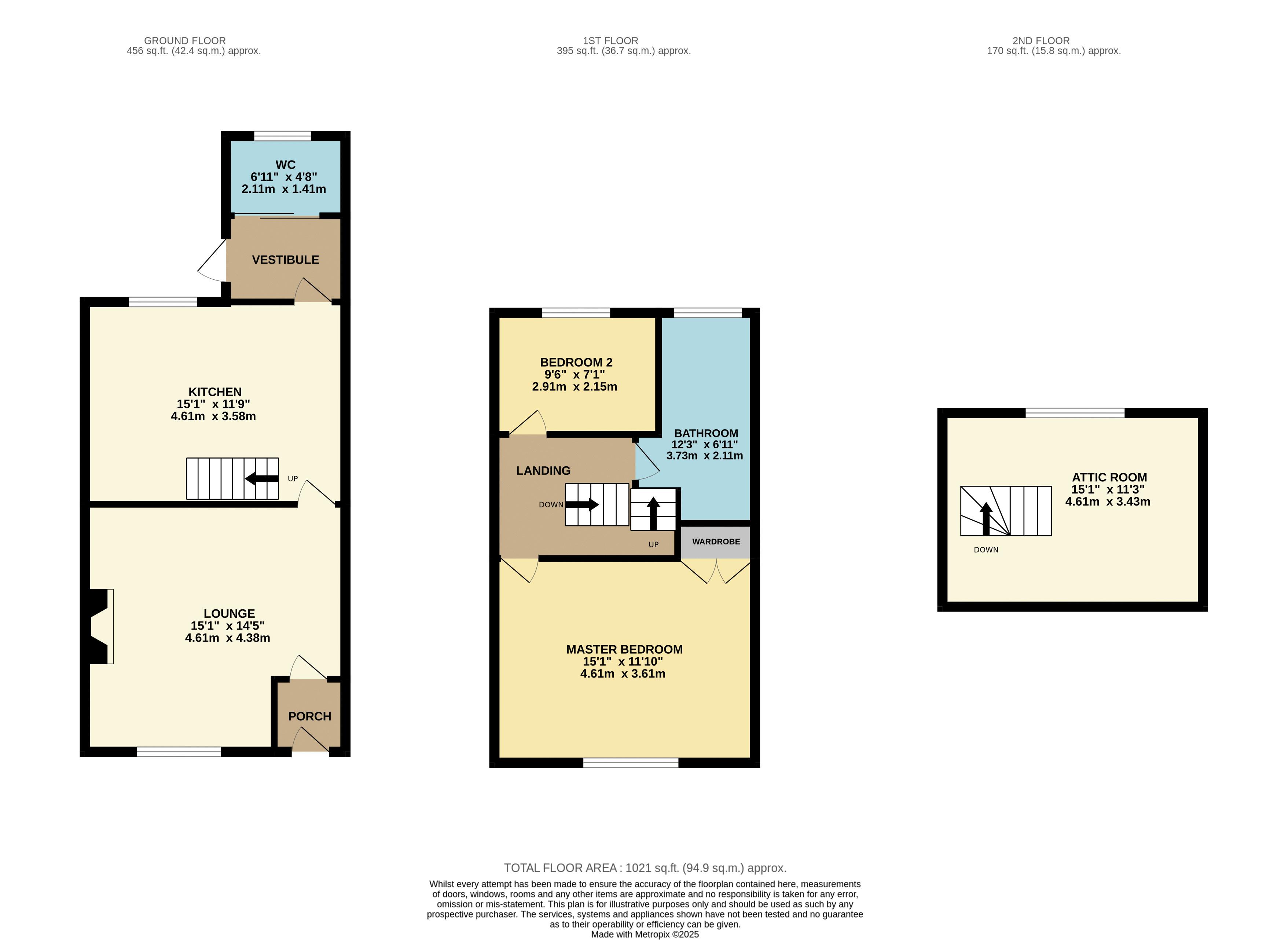 Floorplan for Horwich, Bolton