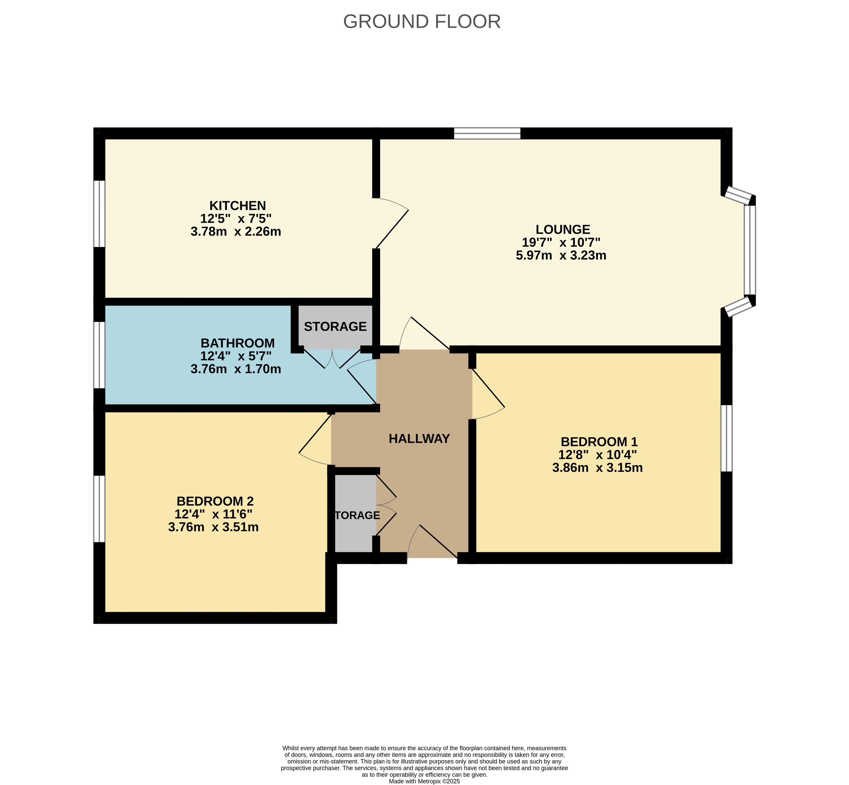 Floorplan for Horwich, Bolton, Lancashire