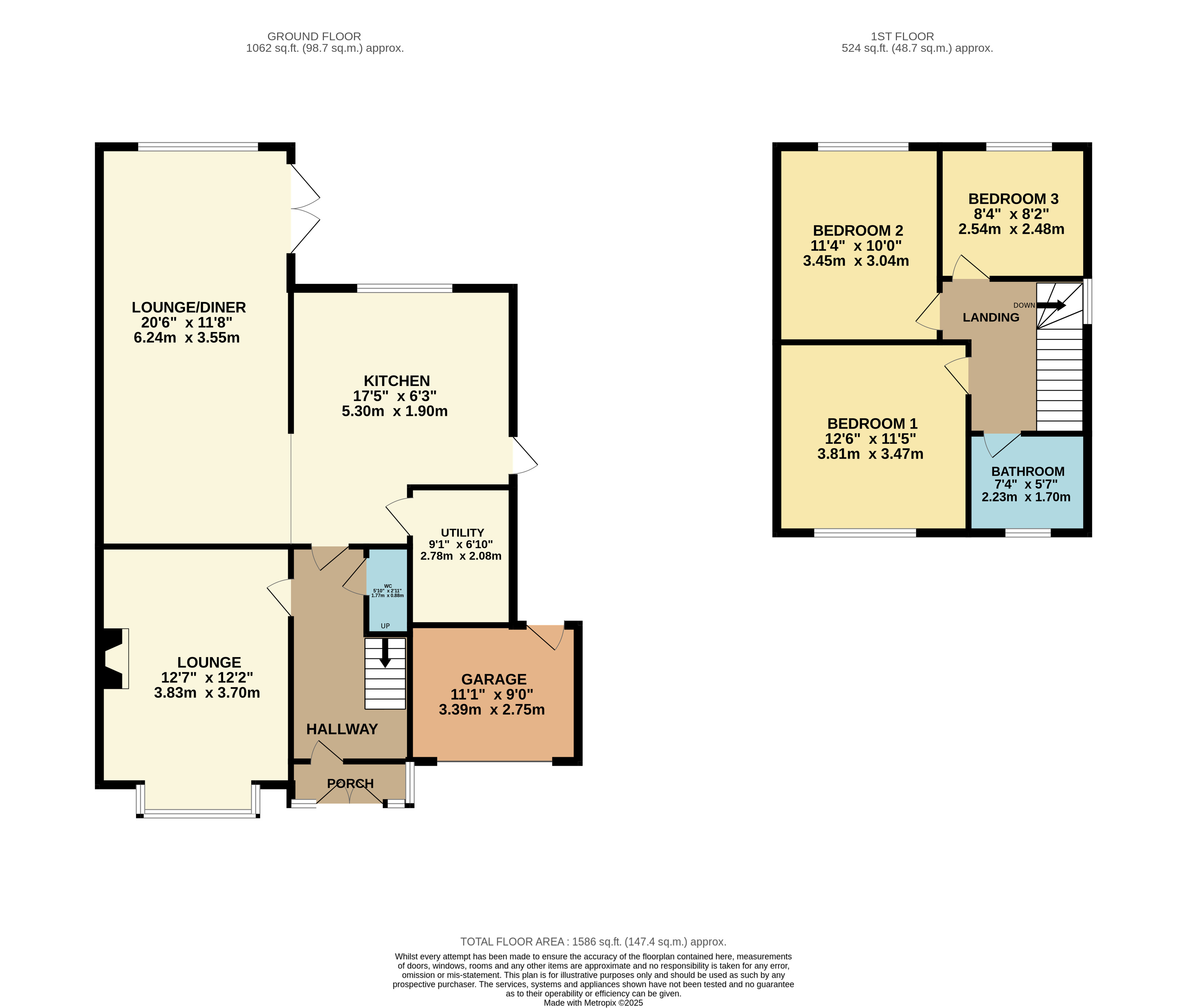Floorplan for Heaton, Bolton